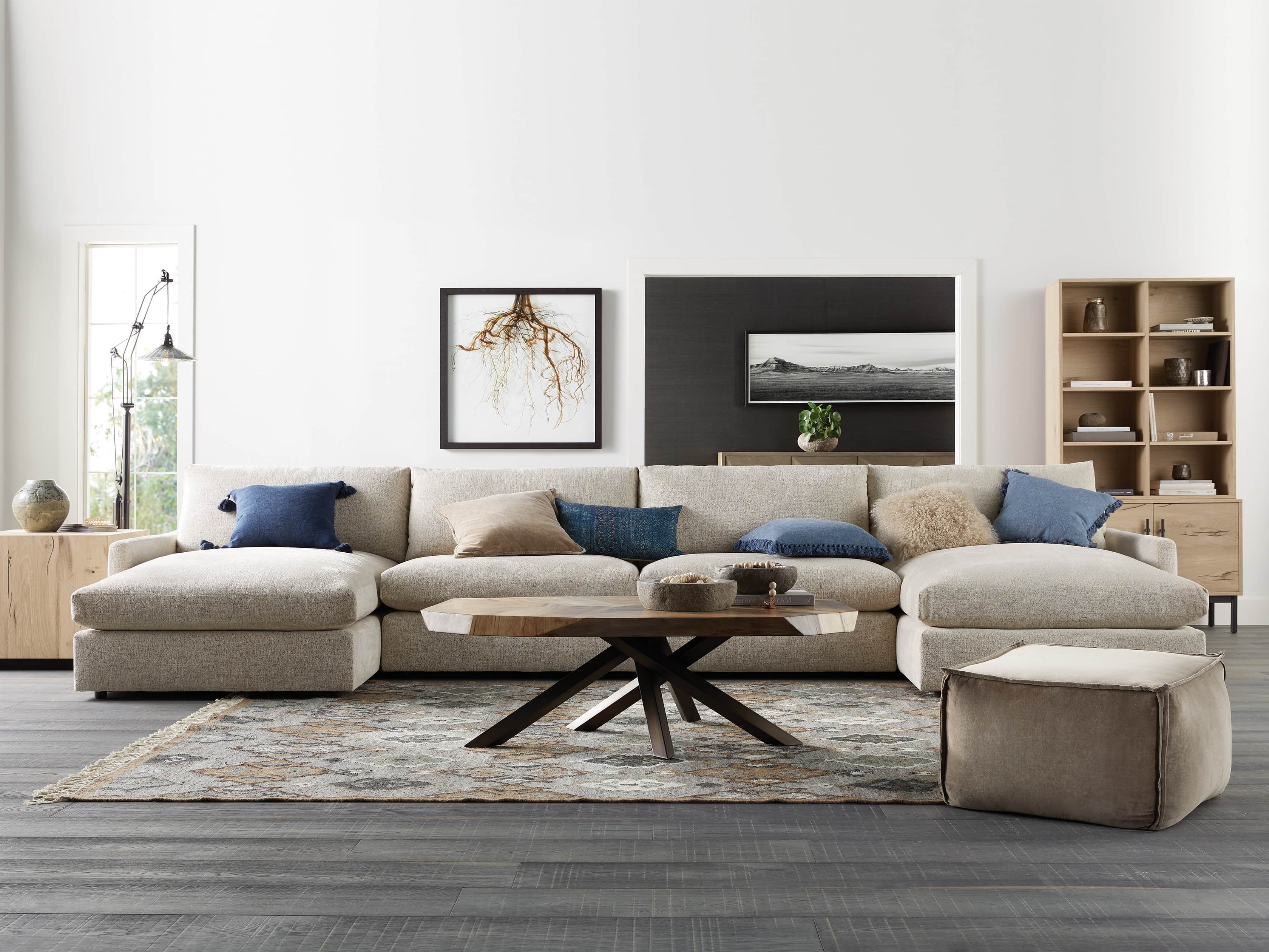 Kipton Double Chaise Sectional Arhaus