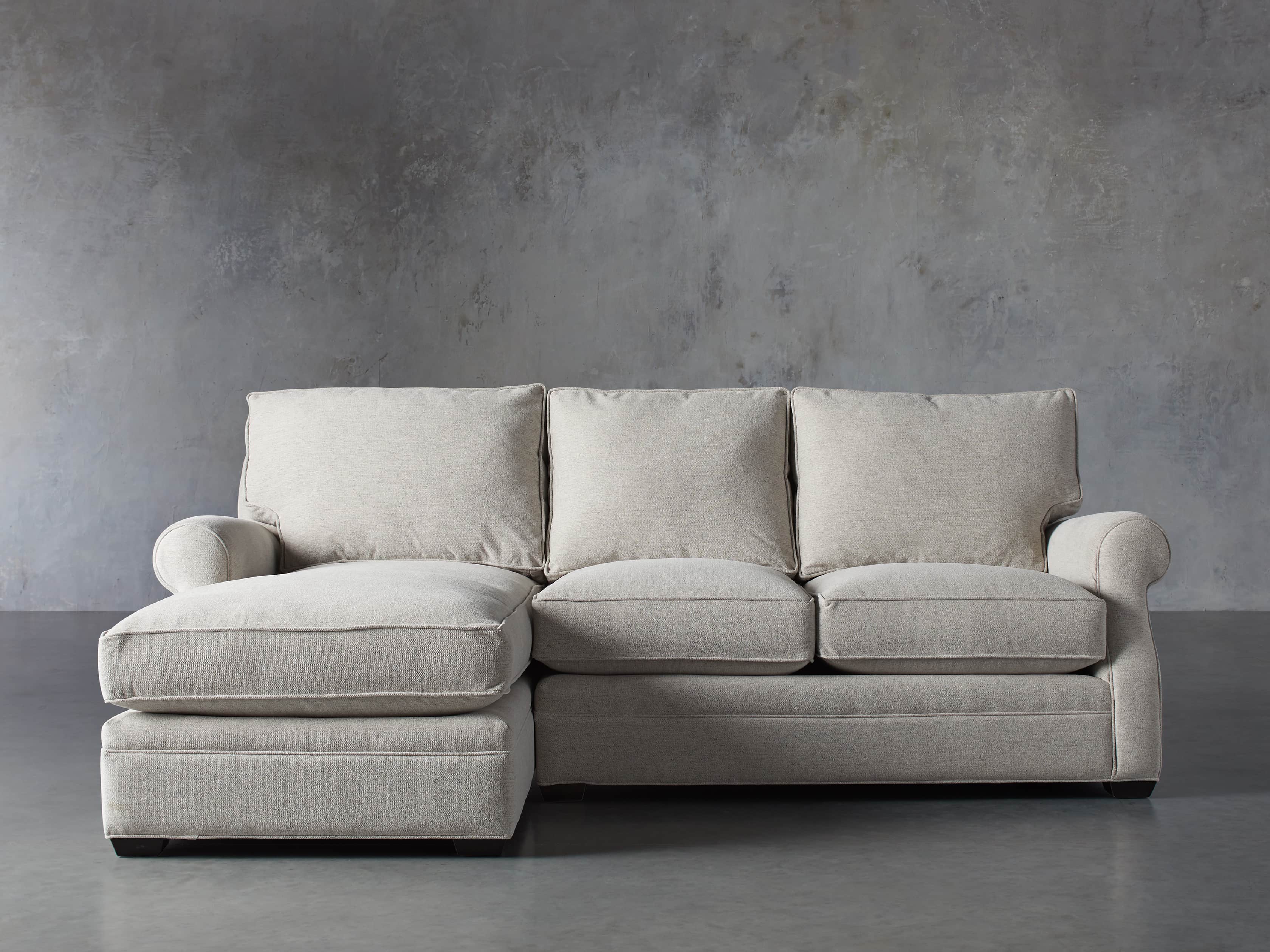 Landsbury Upholstered 99" Left Arm Two Piece Sectional