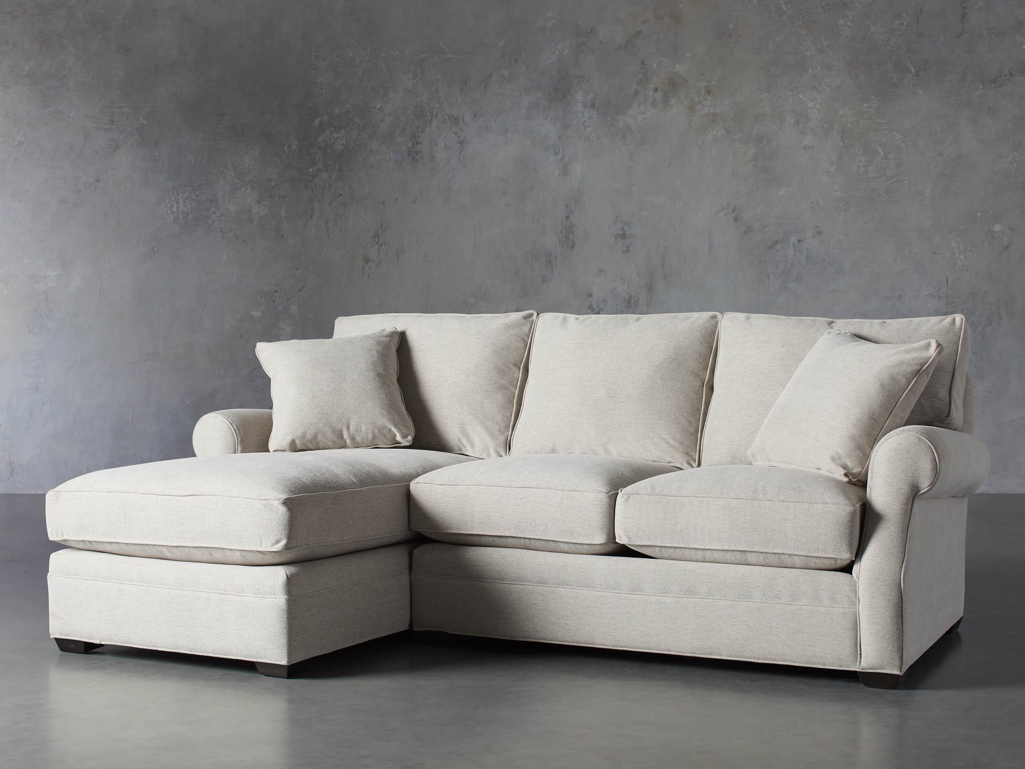 Landsbury Upholstered 99" Left Arm Two Piece Sectional