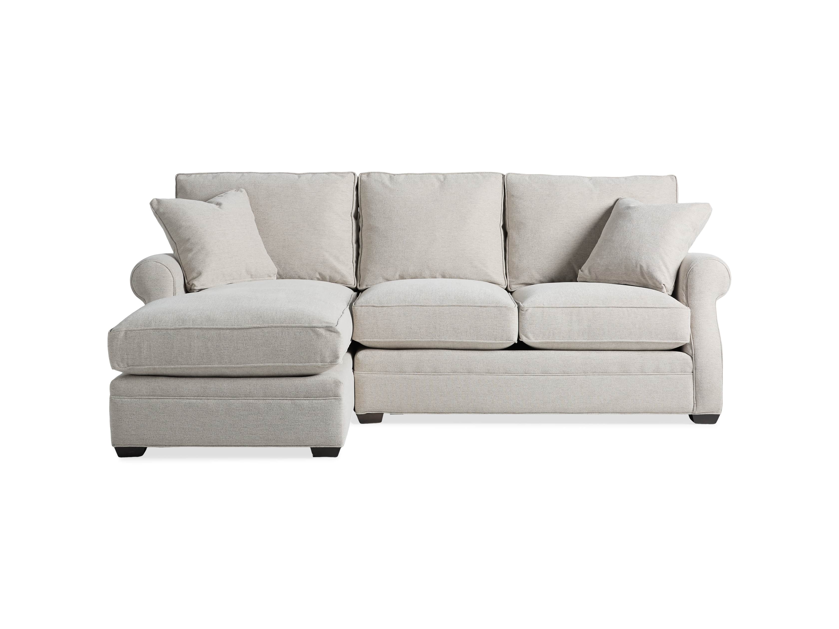Landsbury Upholstered 99" Left Arm Two Piece Sectional