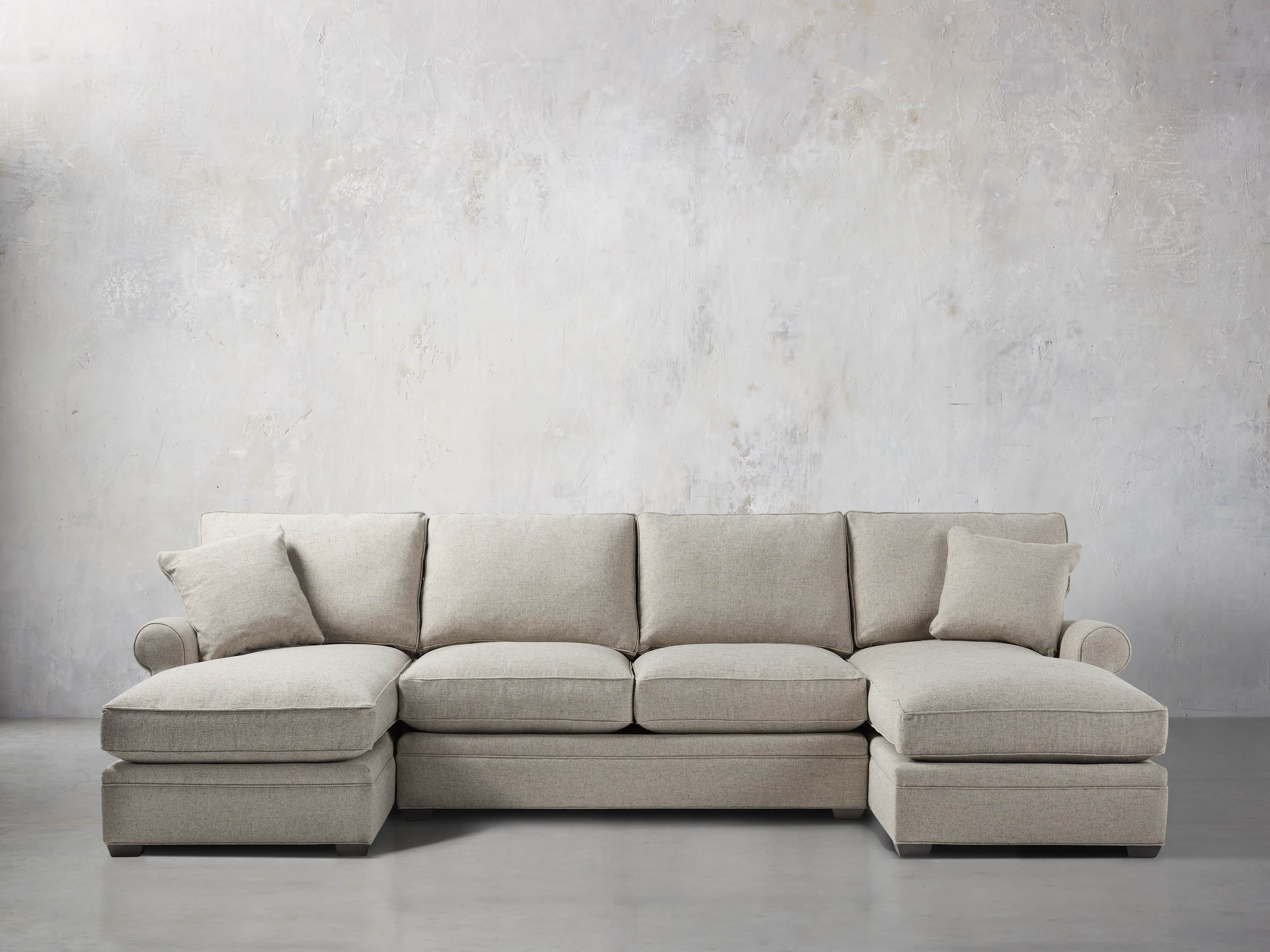 Landsbury 137" Upholstered Double Chaise Sectional