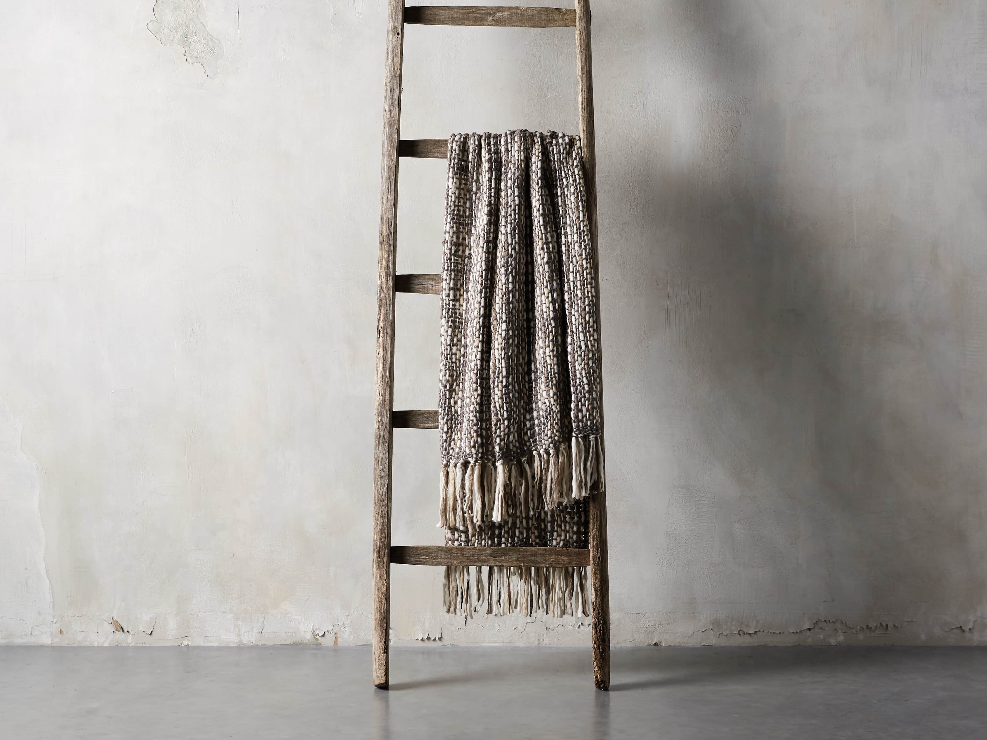 Chunky Knit Charcoal Throw
