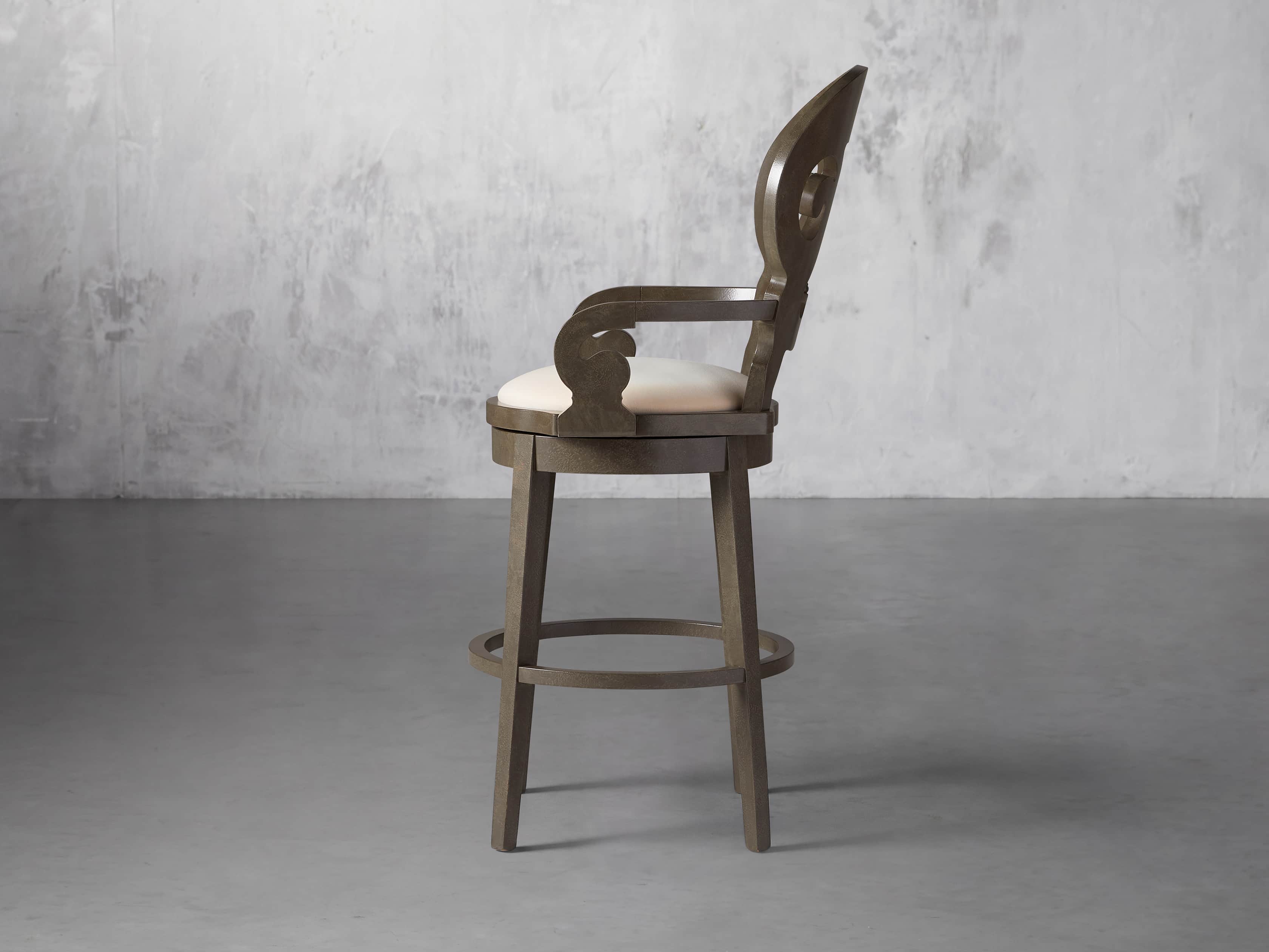 Jordan 24" Barstool with Upholstered Seat, slide 5 of 9