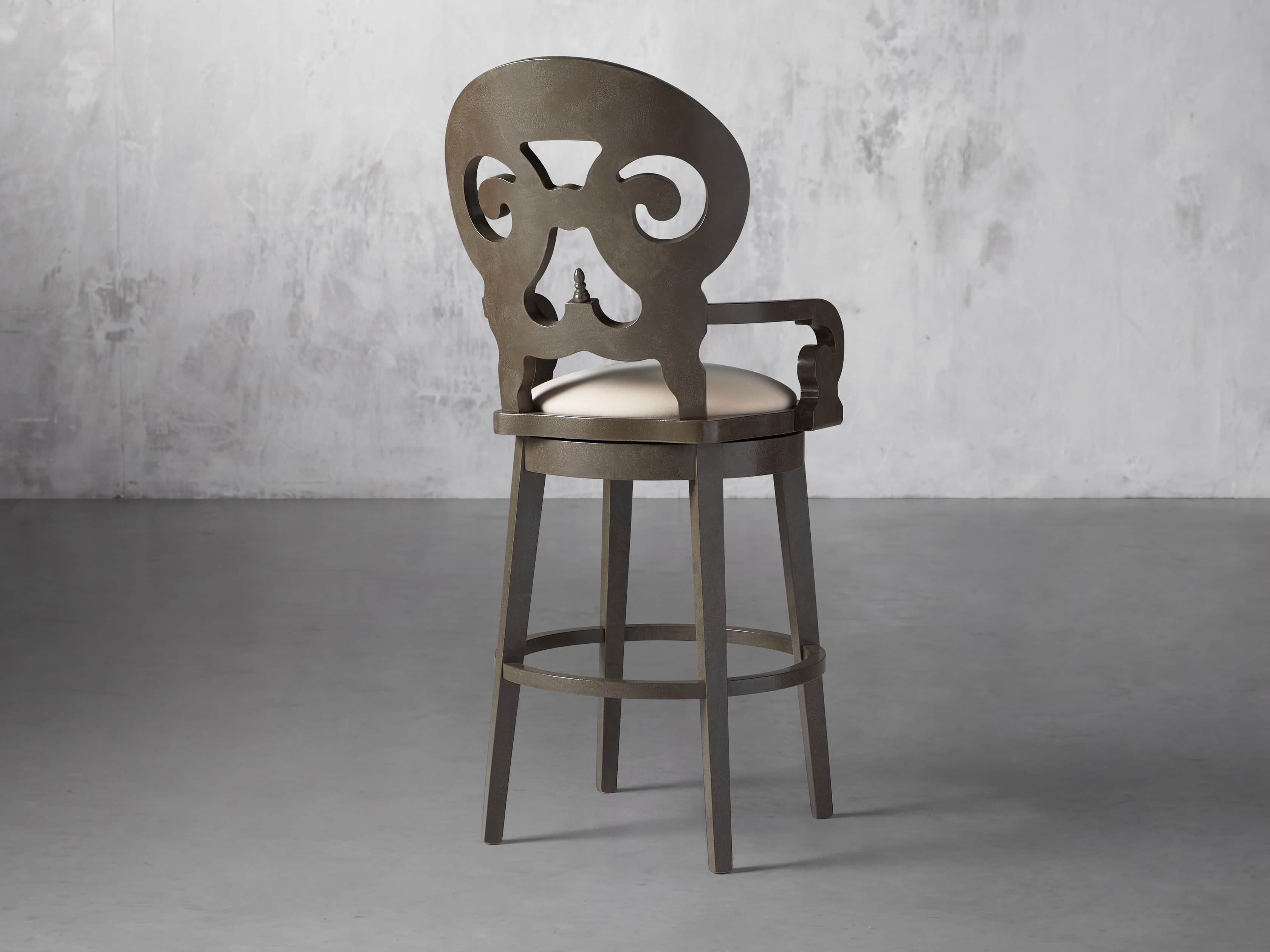 Jordan 24" Barstool with Upholstered Seat, slide 6 of 9
