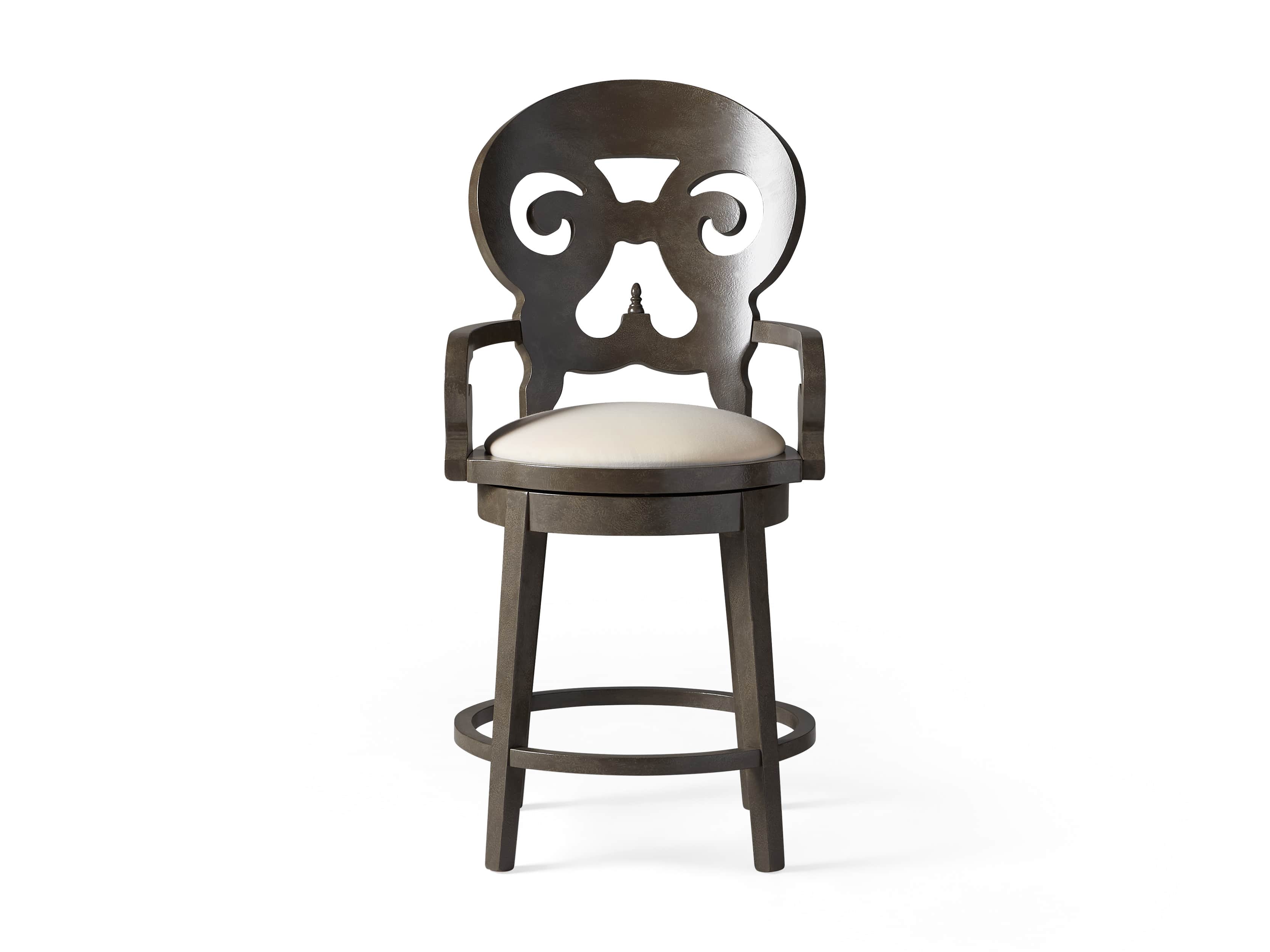 Jordan 24" Counter Stool with Upholstered Seat, slide 8 of 9