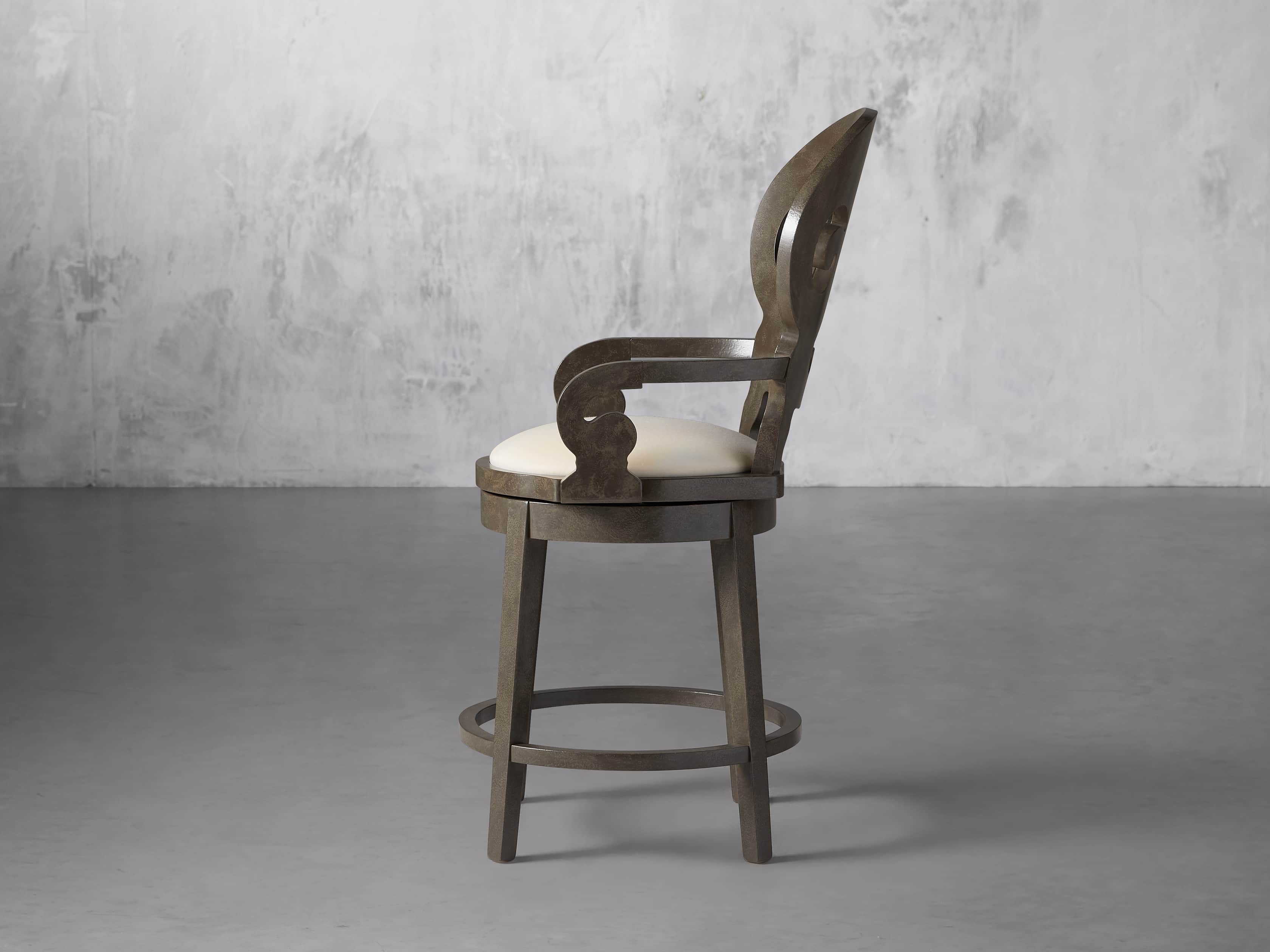 Jordan 24" Counter Stool with Upholstered Seat, slide 5 of 9
