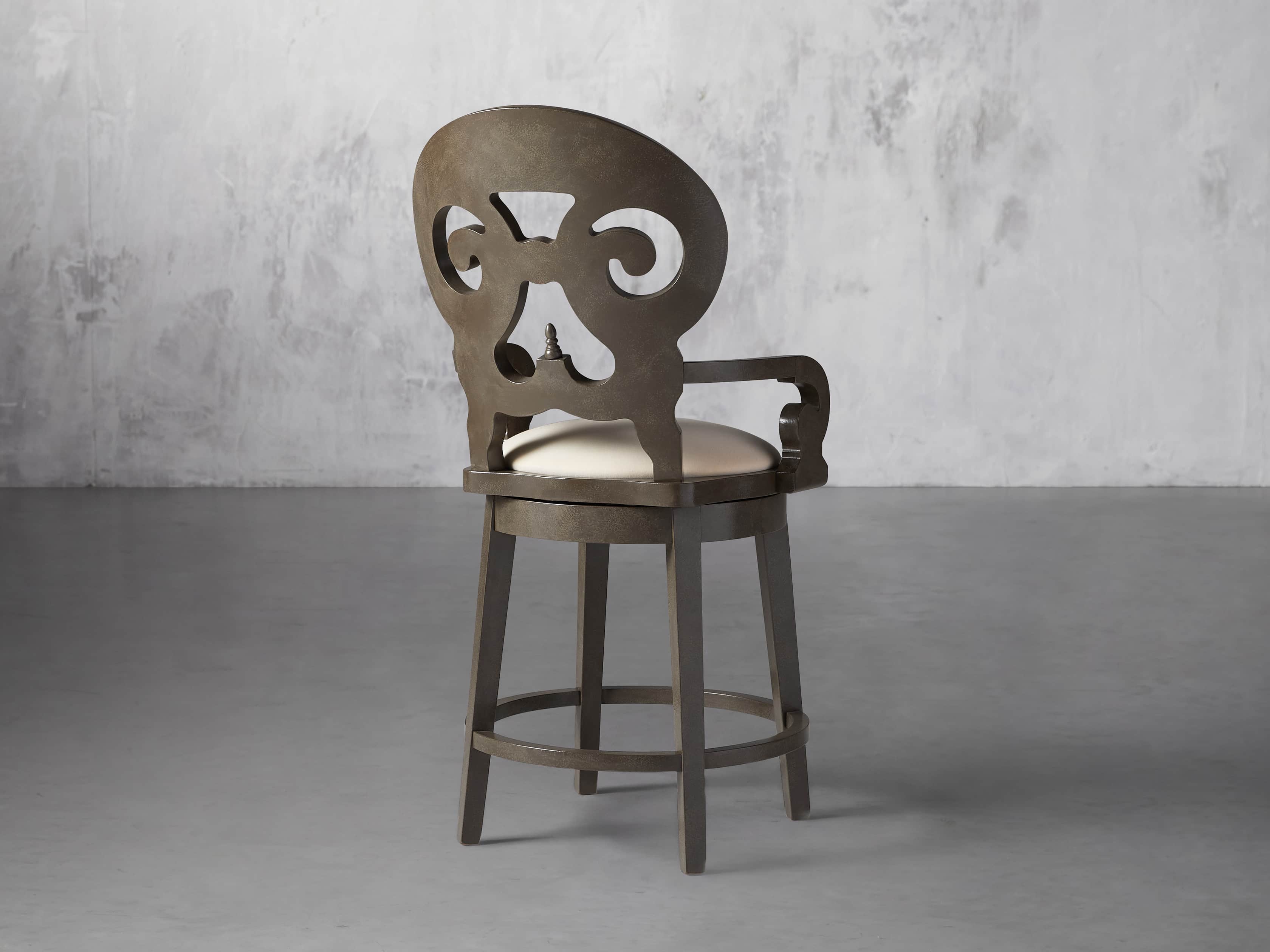 Jordan 24" Counter Stool with Upholstered Seat, slide 6 of 9