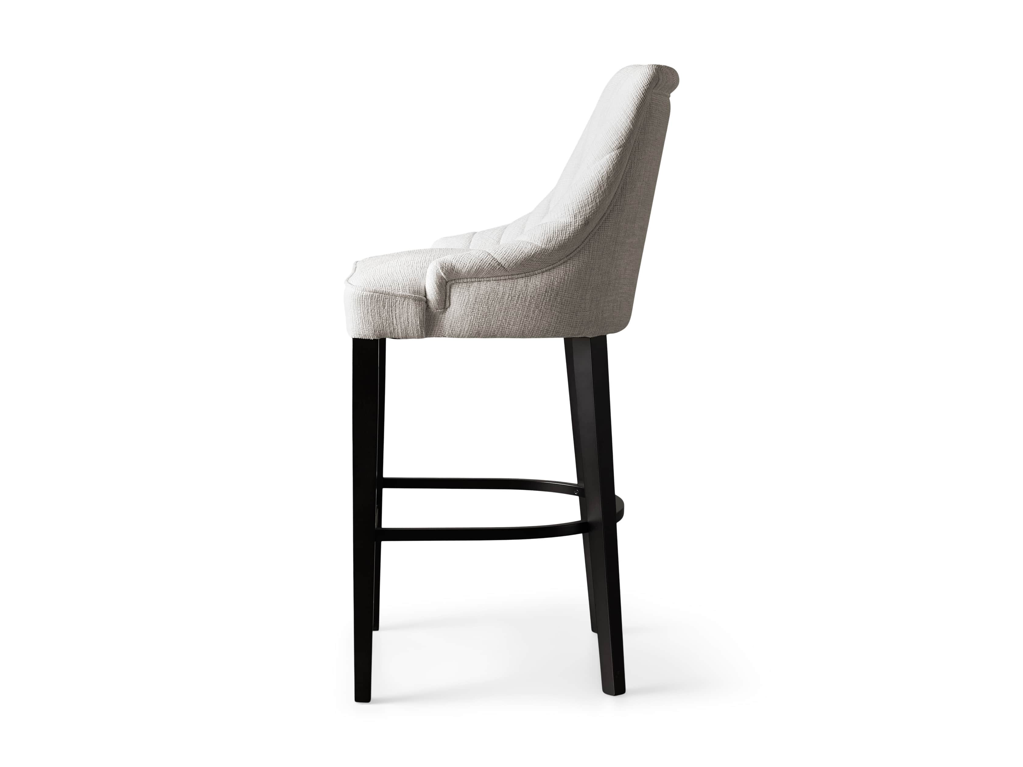 Elisa 24" Channel Barstool in Magellano Cream, slide 7 of 7