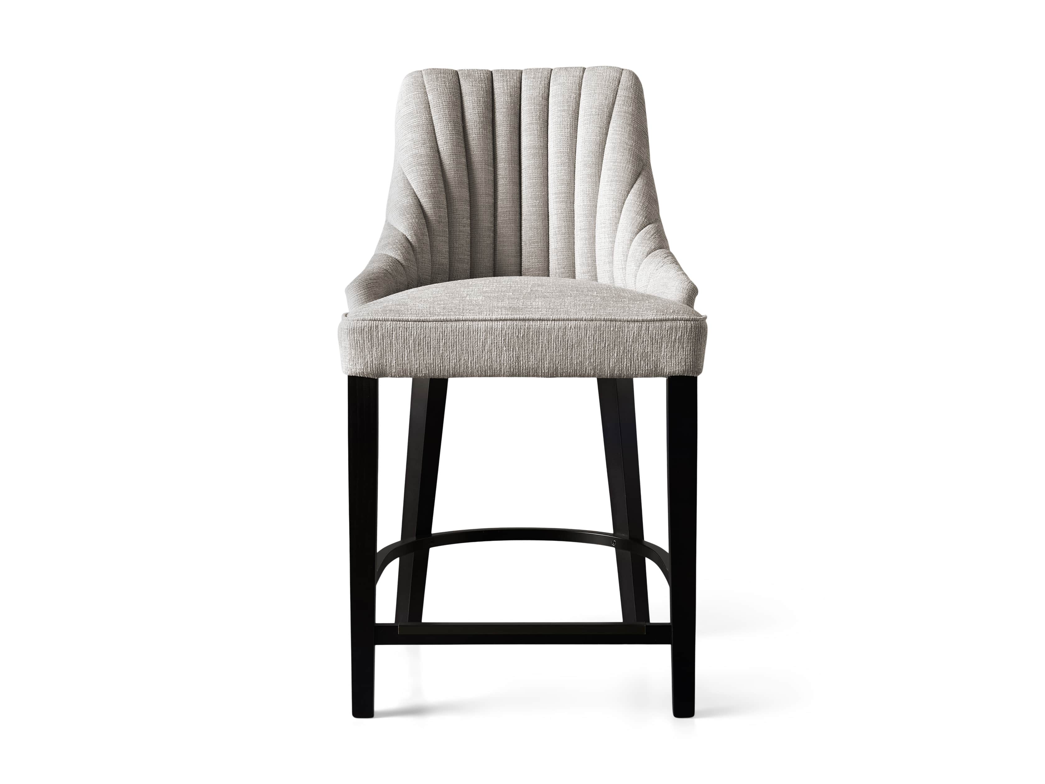 Elisa 24" Channel Counter Stool in Magellano Taupe, slide 6 of 7
