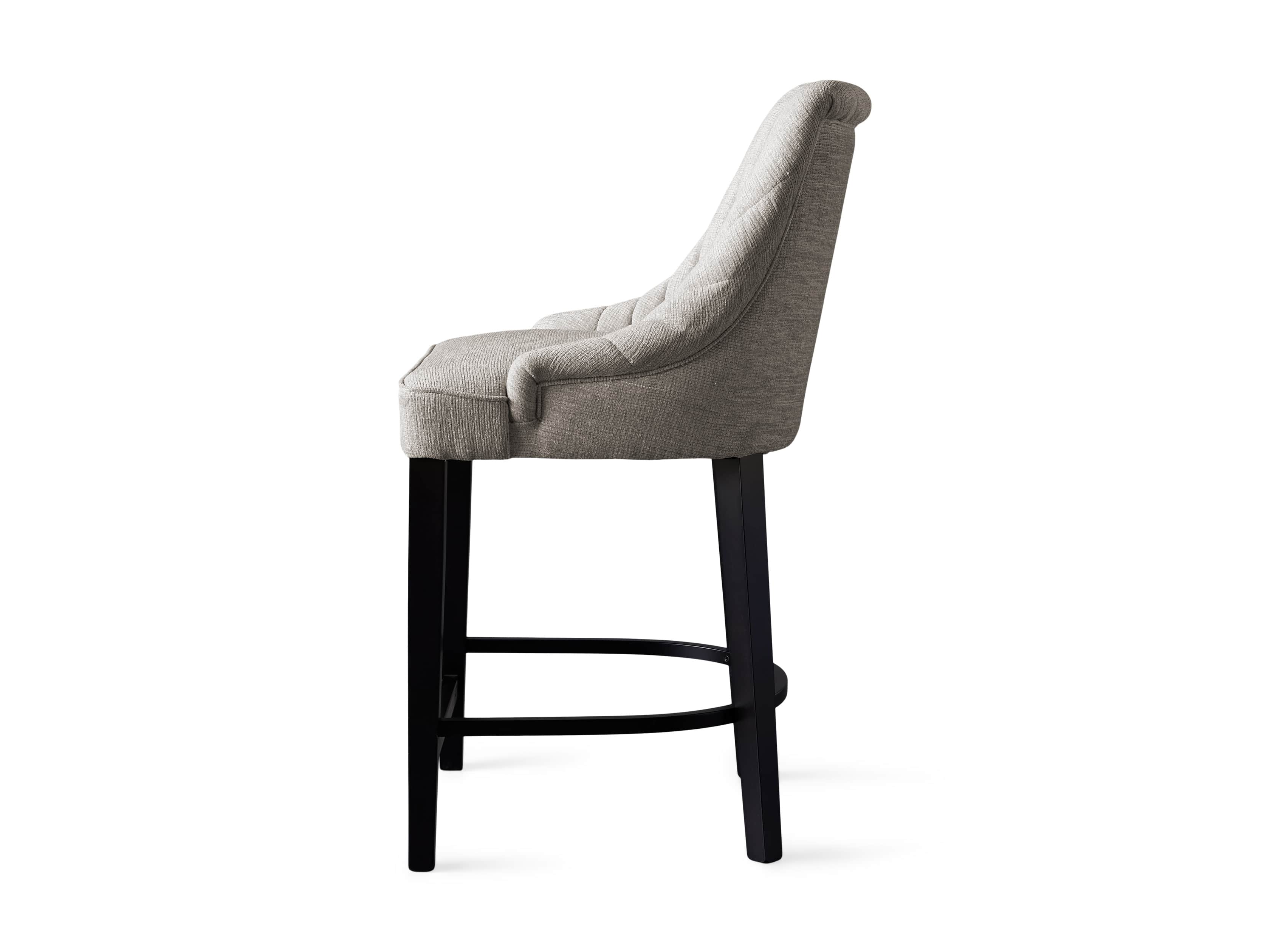 Elisa 24" Channel Counter Stool in Magellano Taupe, slide 7 of 7