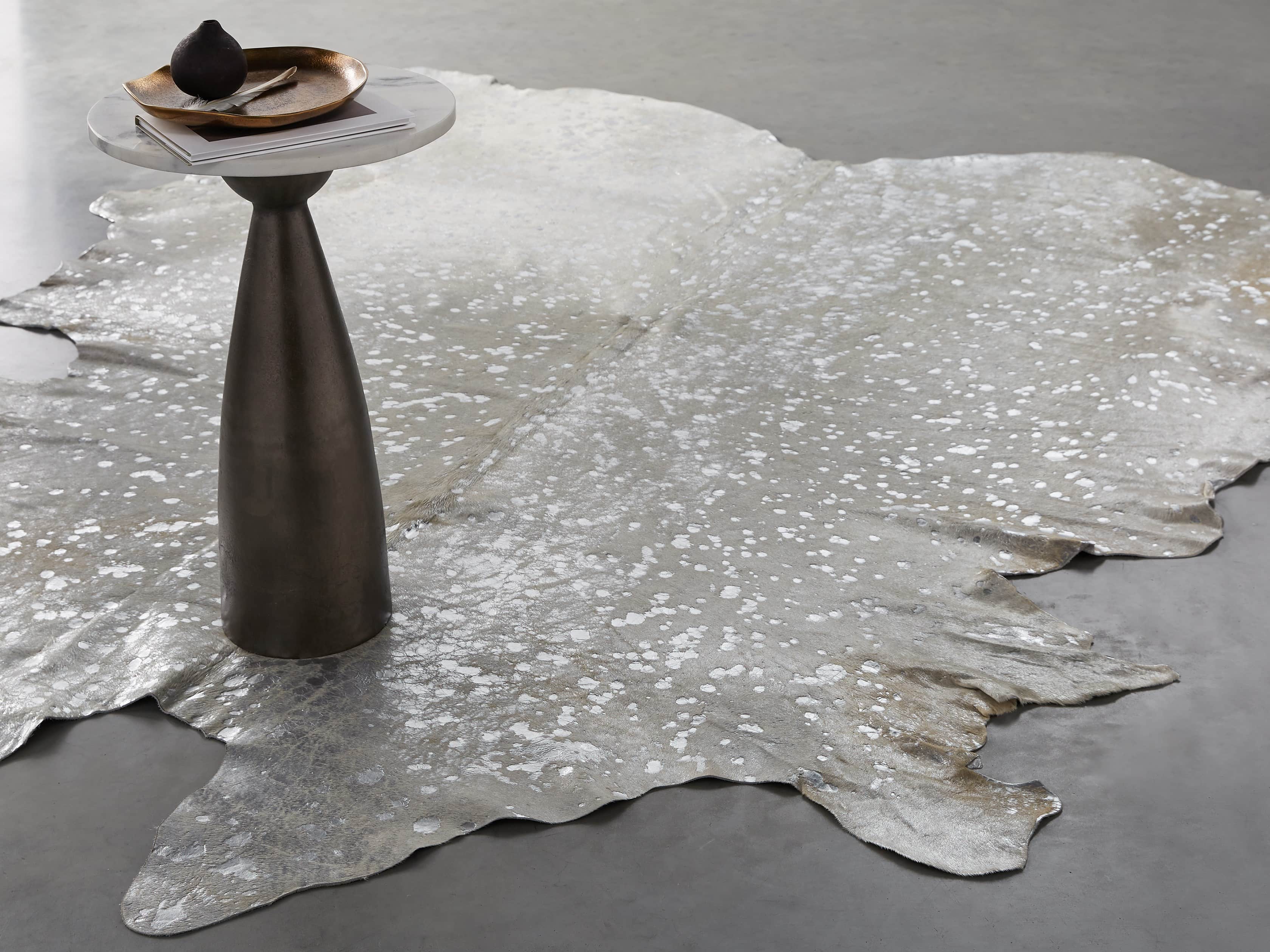 Silver Metallic Hide, slide 1 of 3