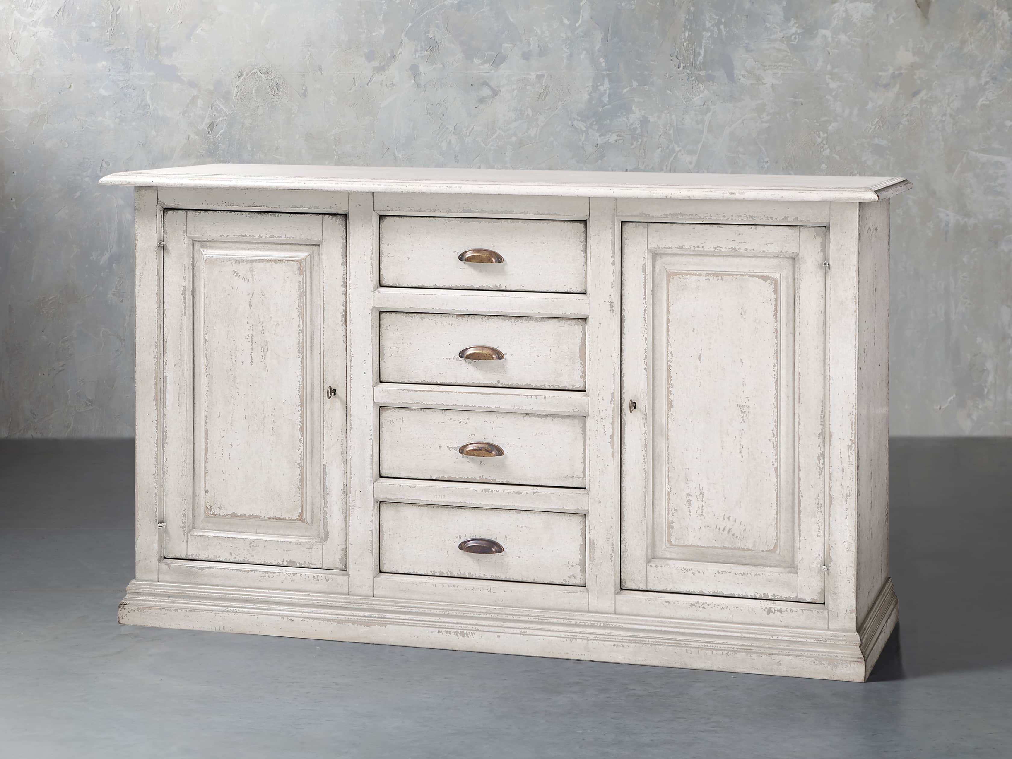 Arturo 74" Bell'Arte Buffet in Bianco, slide 3 of 7