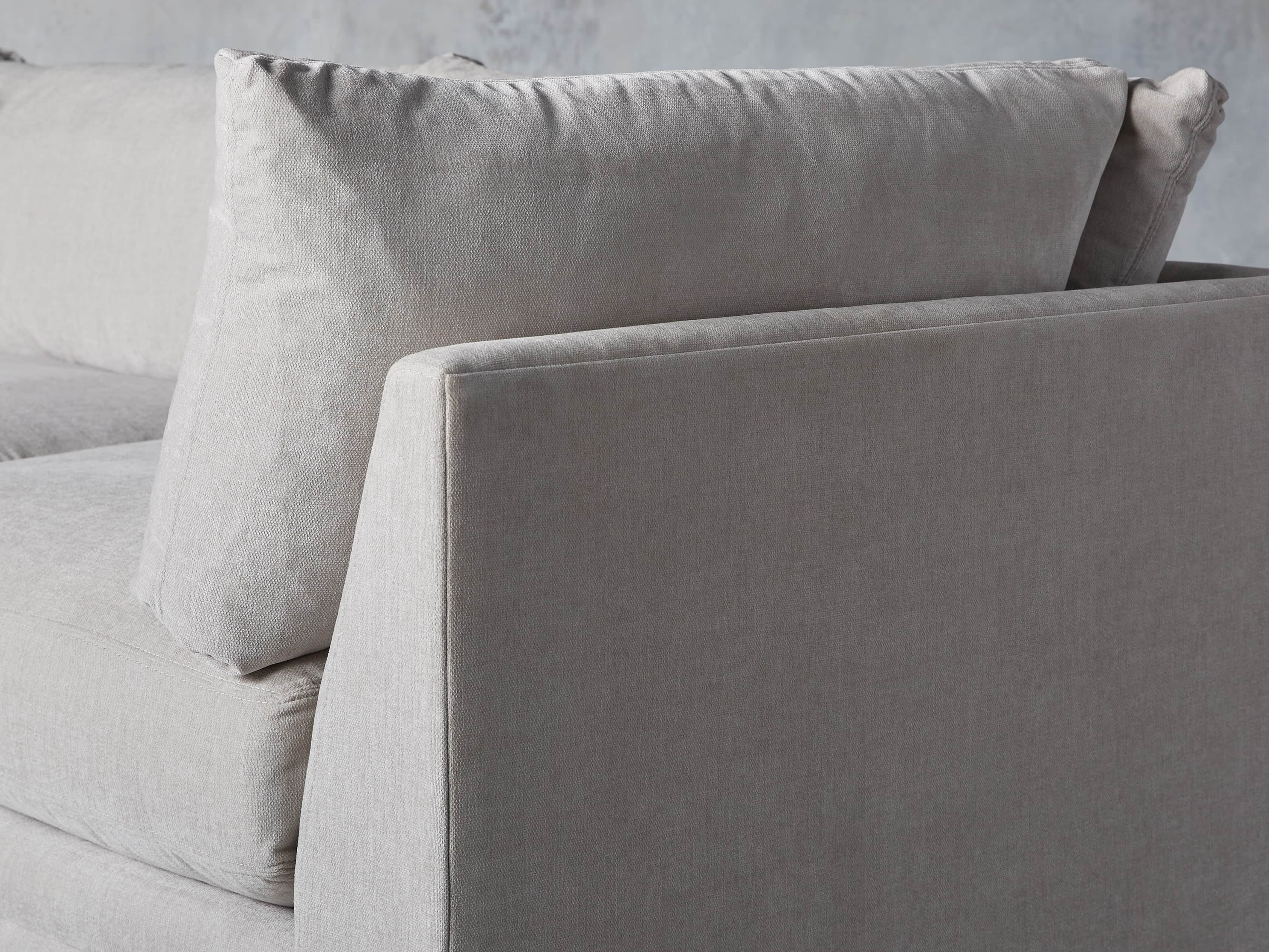Pavo Upholstered 132" Three Piece Right Arm Sectional