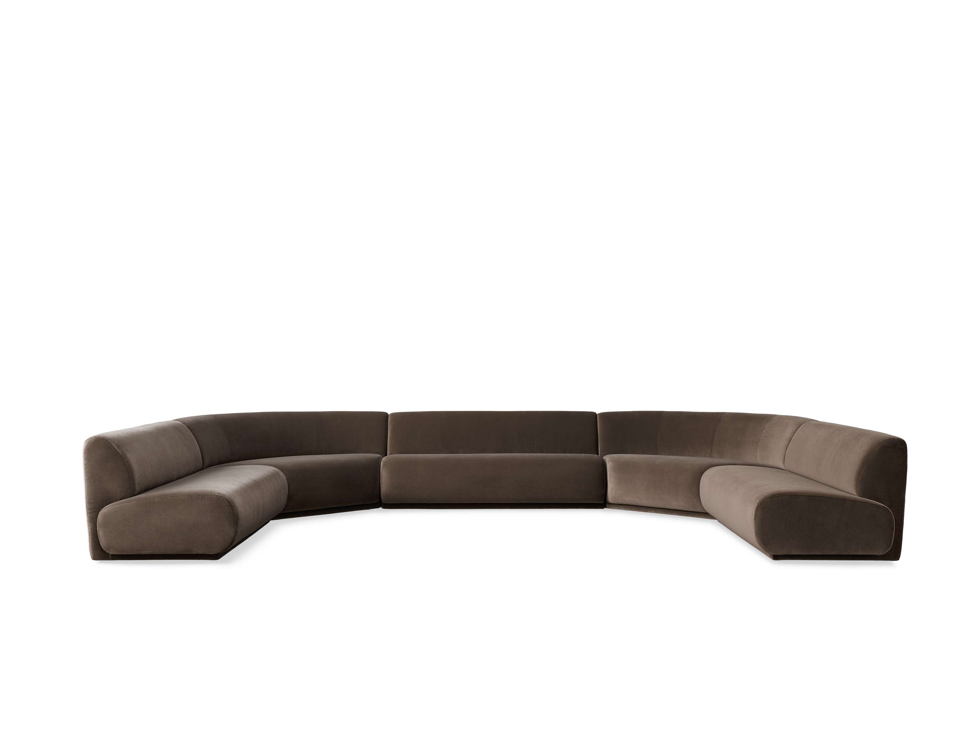 Gianni Five Piece Large Curved Sectional