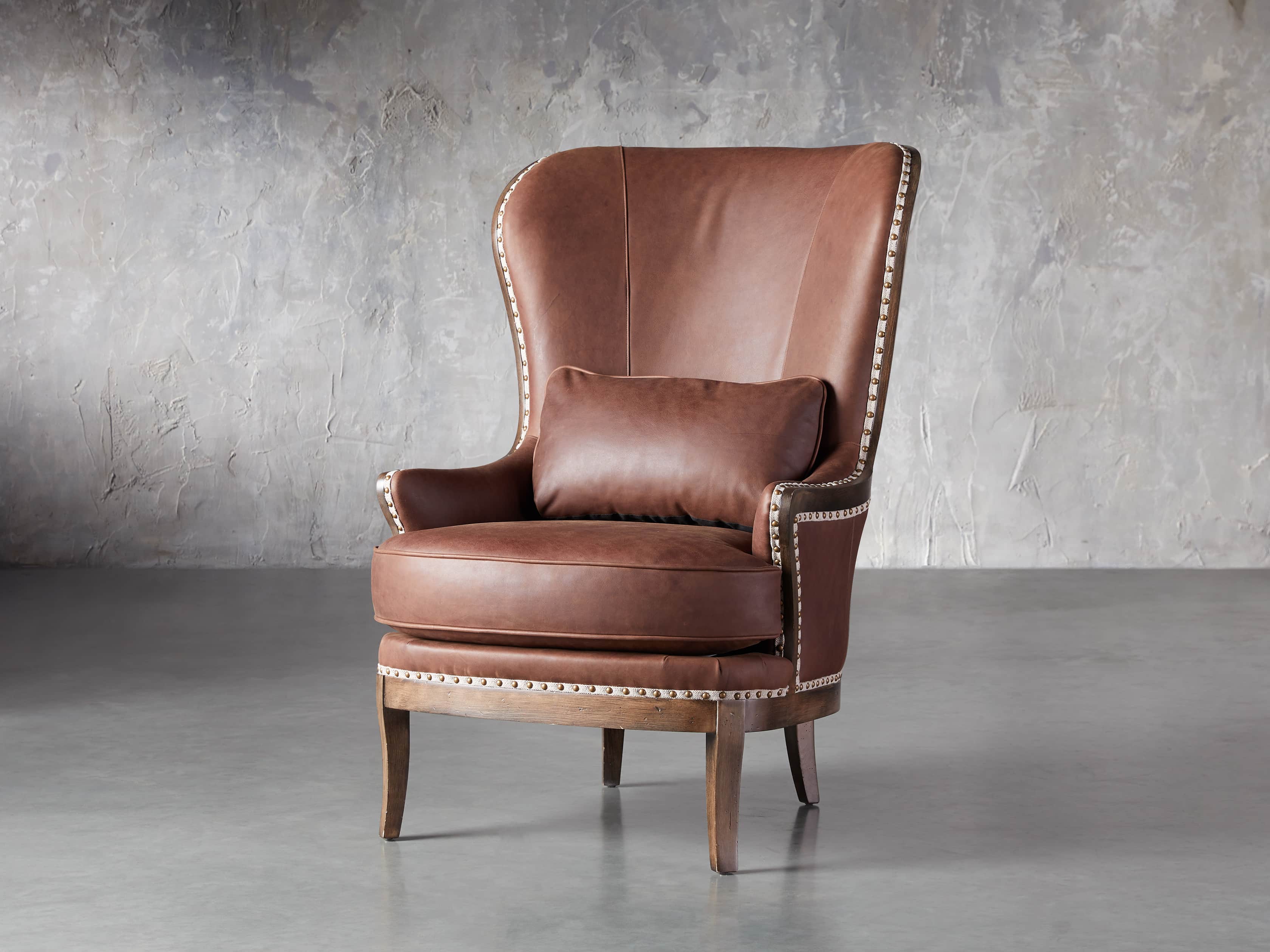 Portsmouth Leather 32" Chair, slide 2 of 7