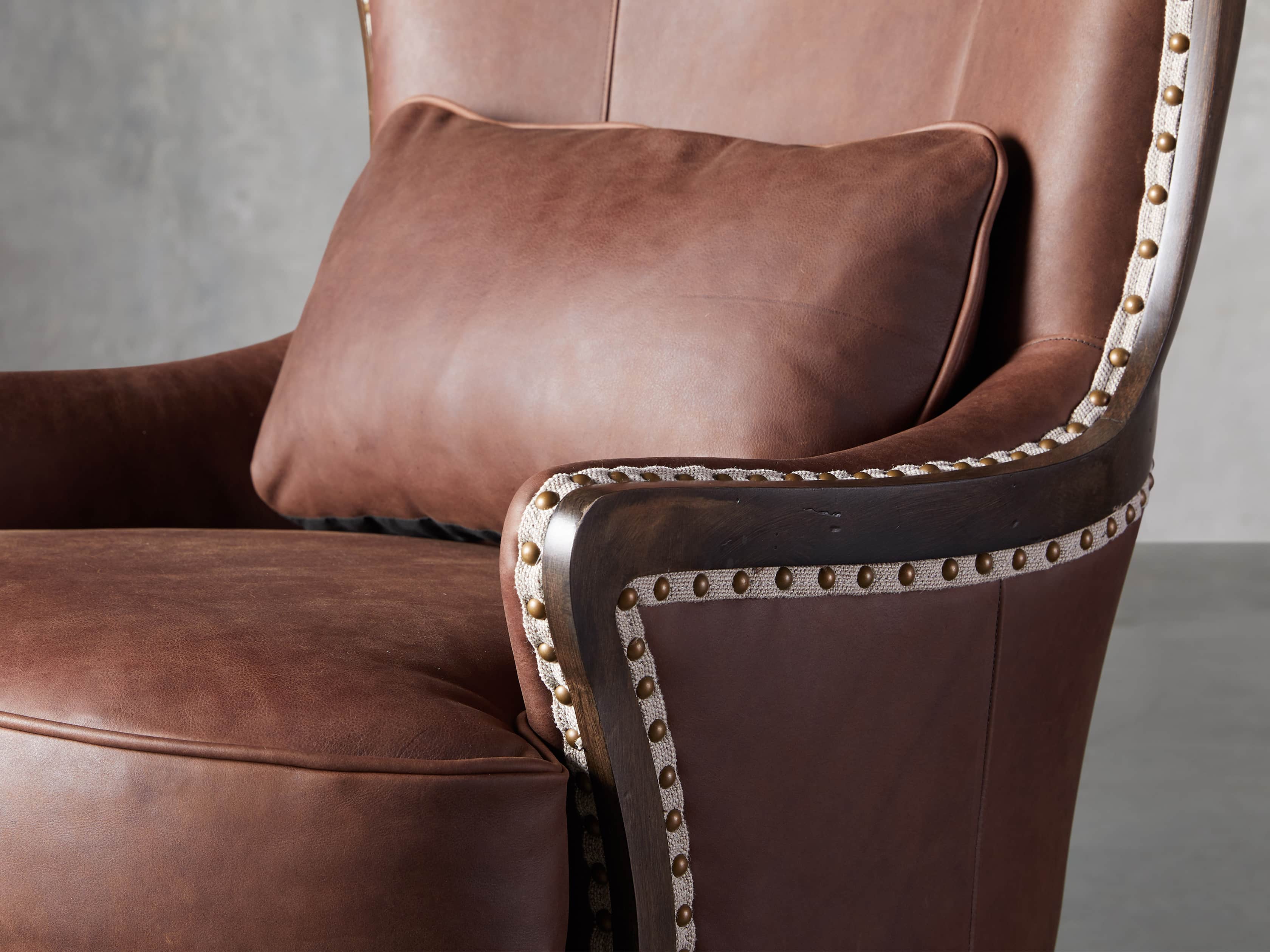Portsmouth Leather 32" Chair, slide 5 of 7