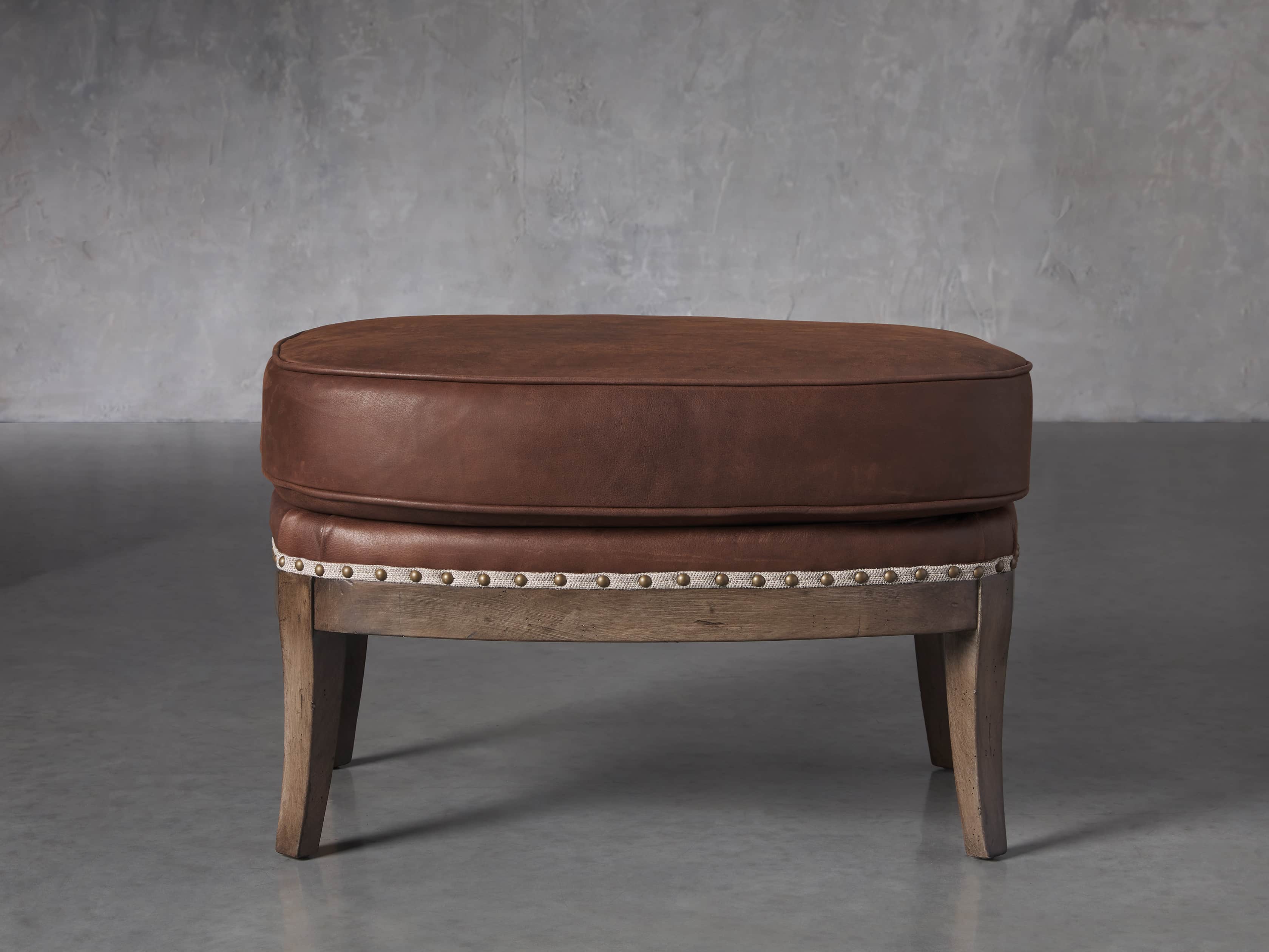 Portsmouth Leather 29" Ottoman, slide 1 of 4