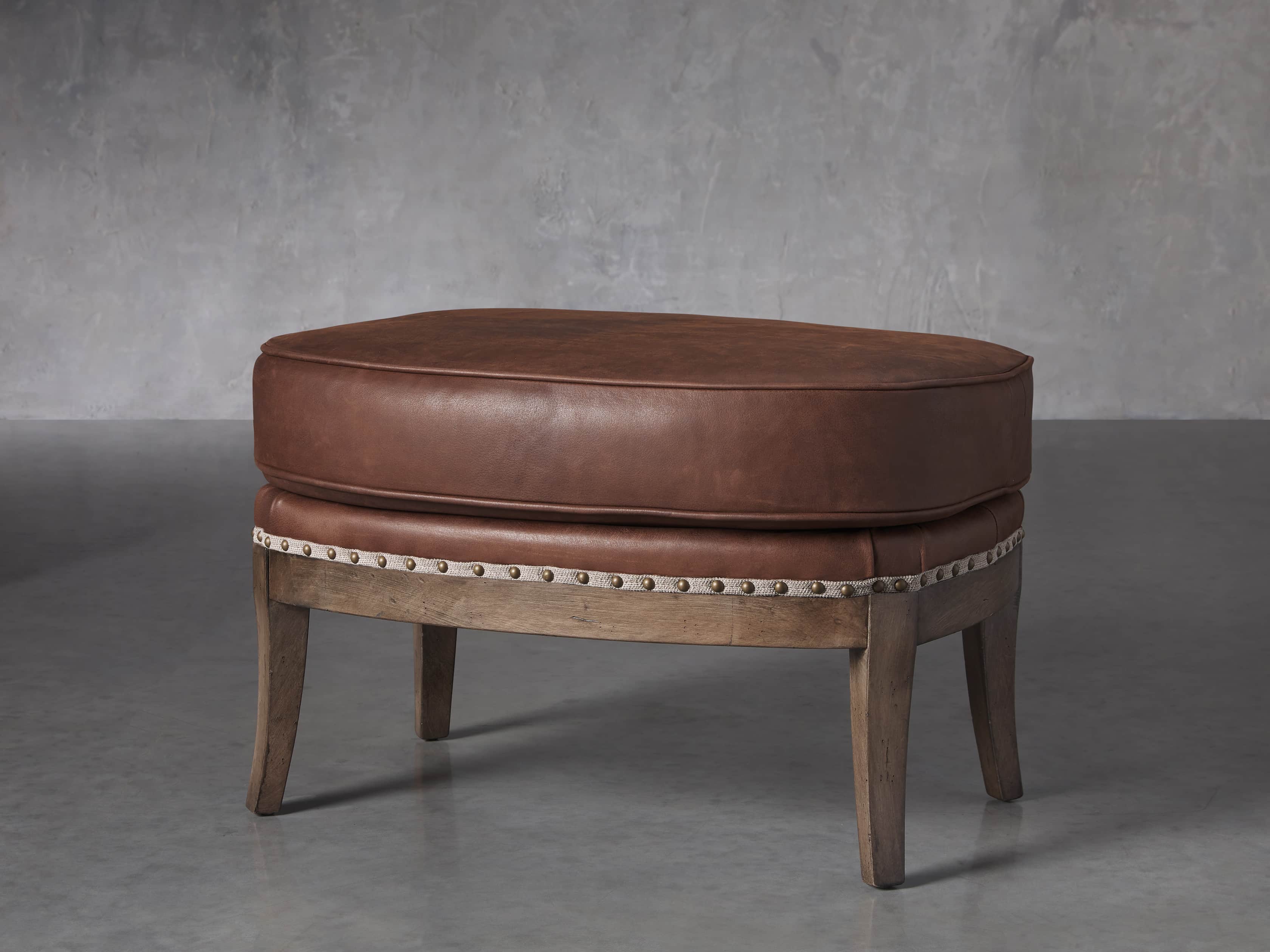 Portsmouth Leather 29" Ottoman, slide 2 of 4