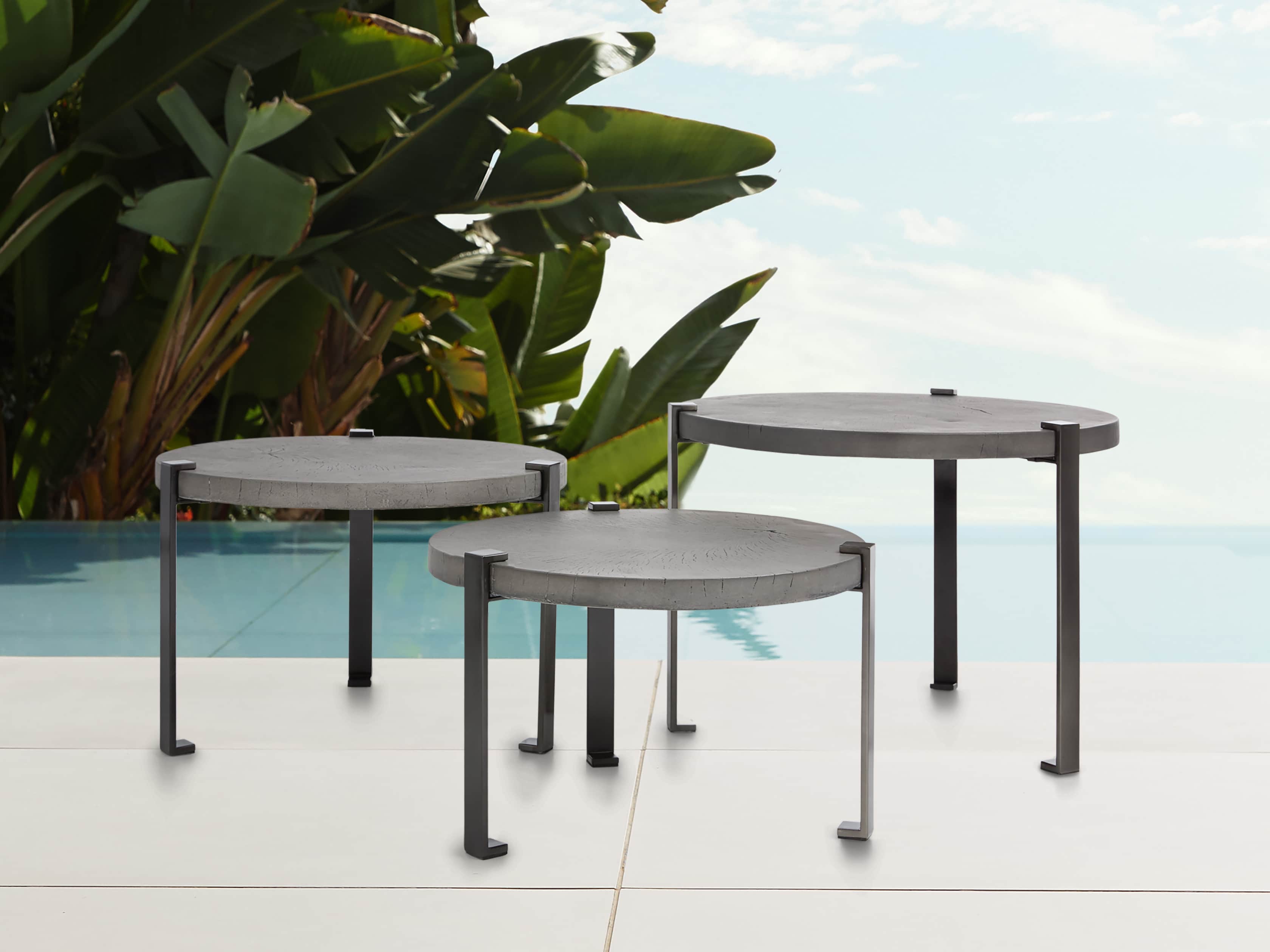 Samara Outdoor Trio Coffee Table