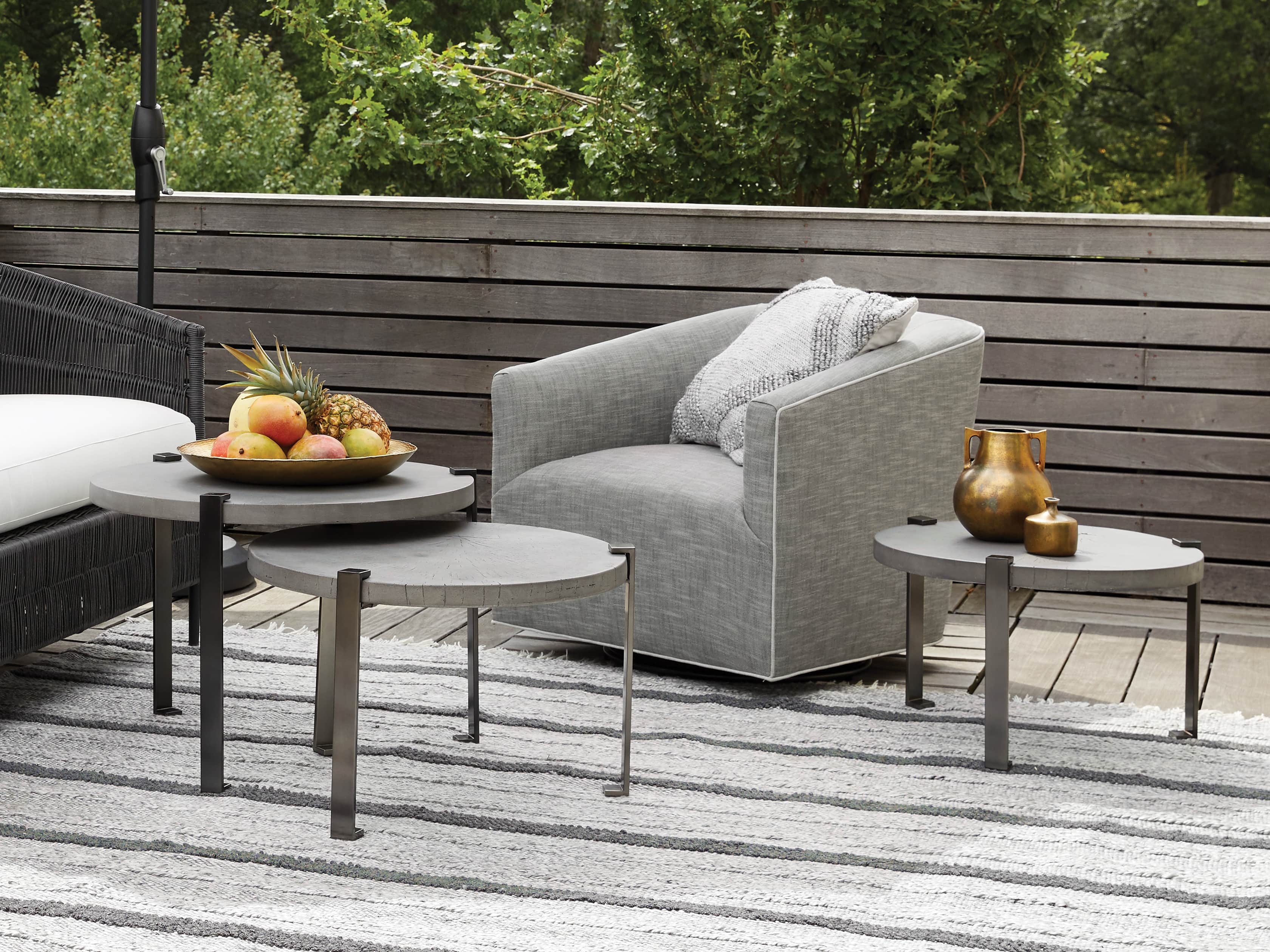 Samara Outdoor Trio Coffee Table