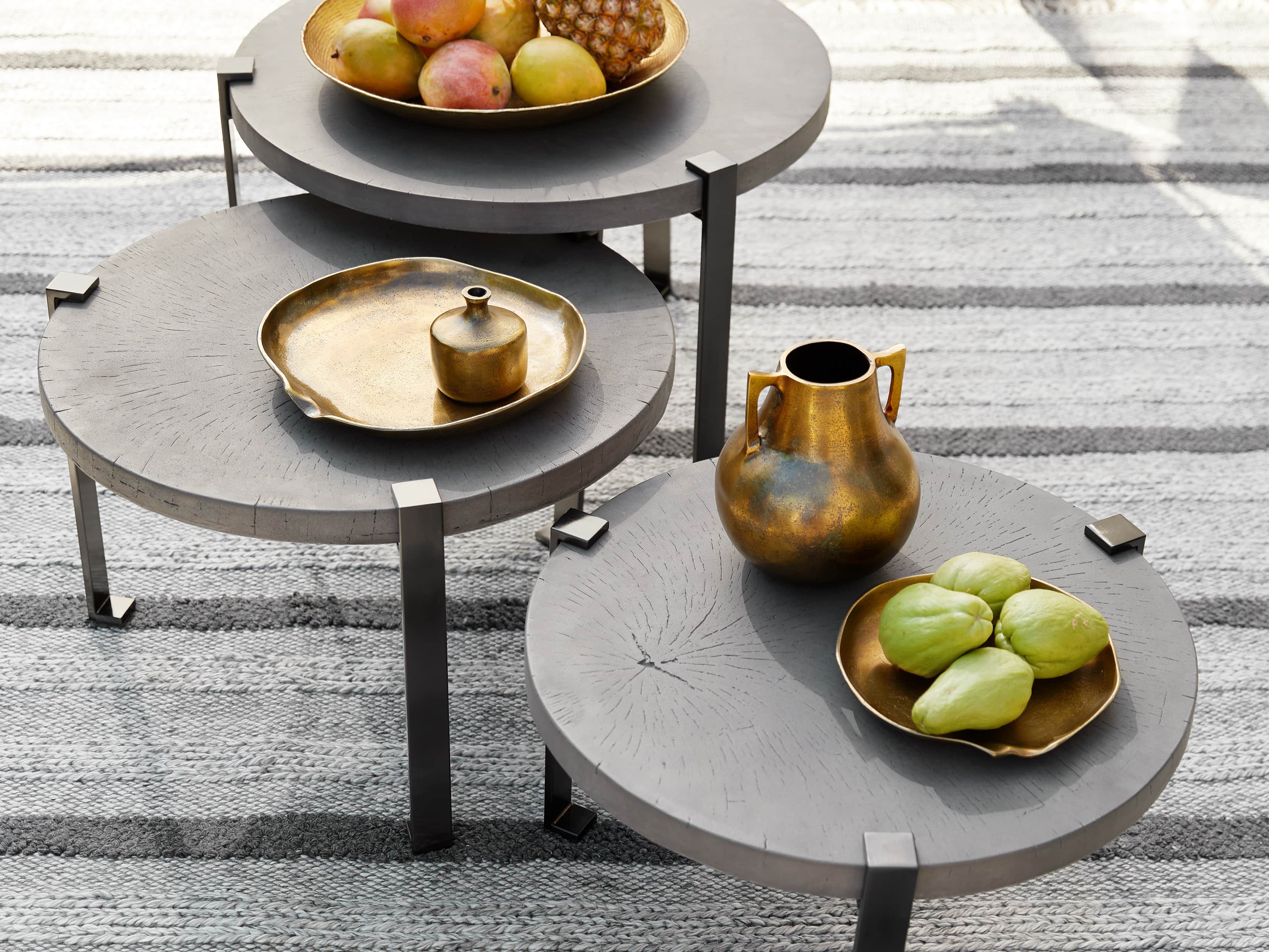 Samara Outdoor Trio Coffee Table