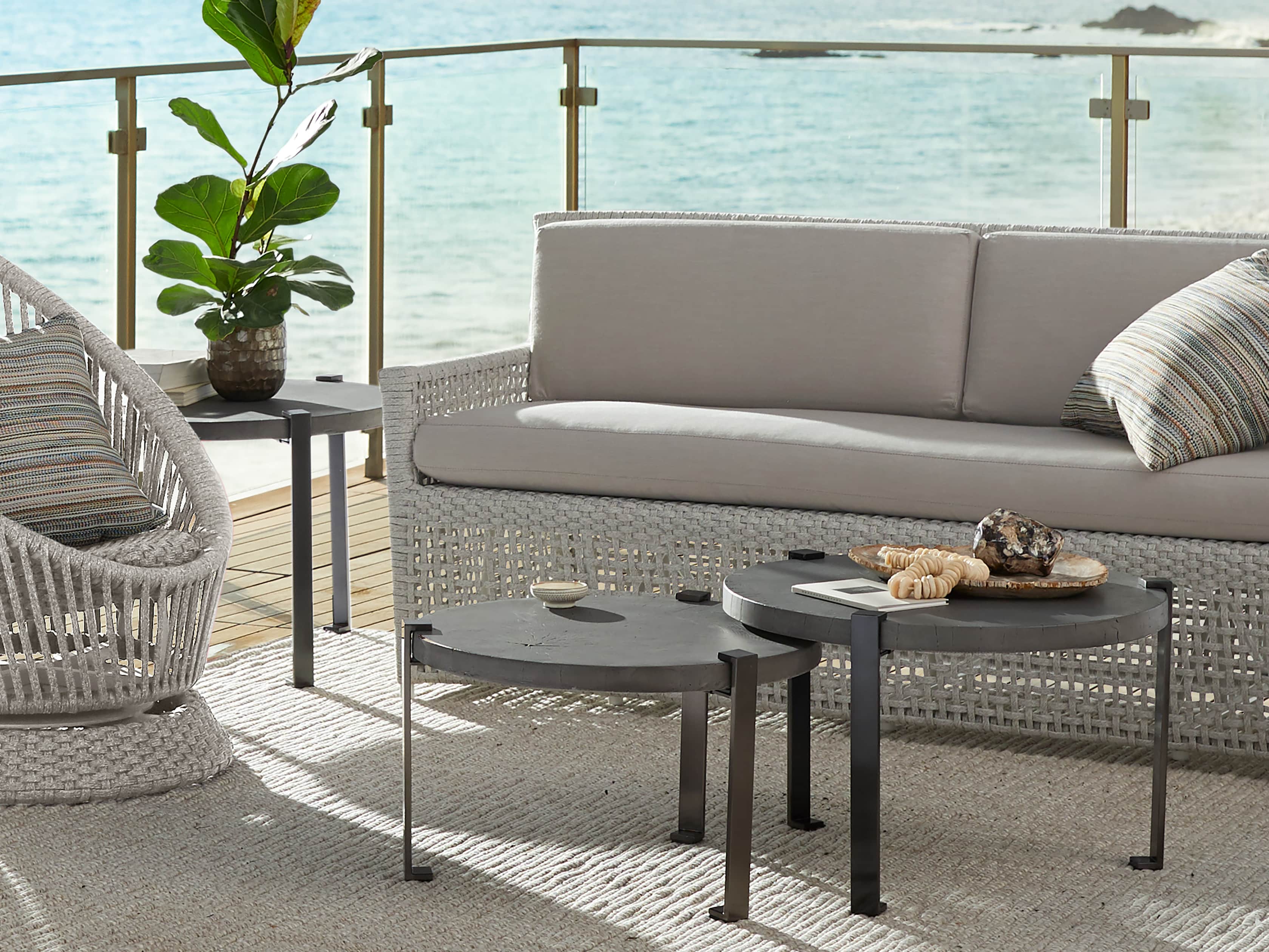 Samara Outdoor Trio Coffee Table
