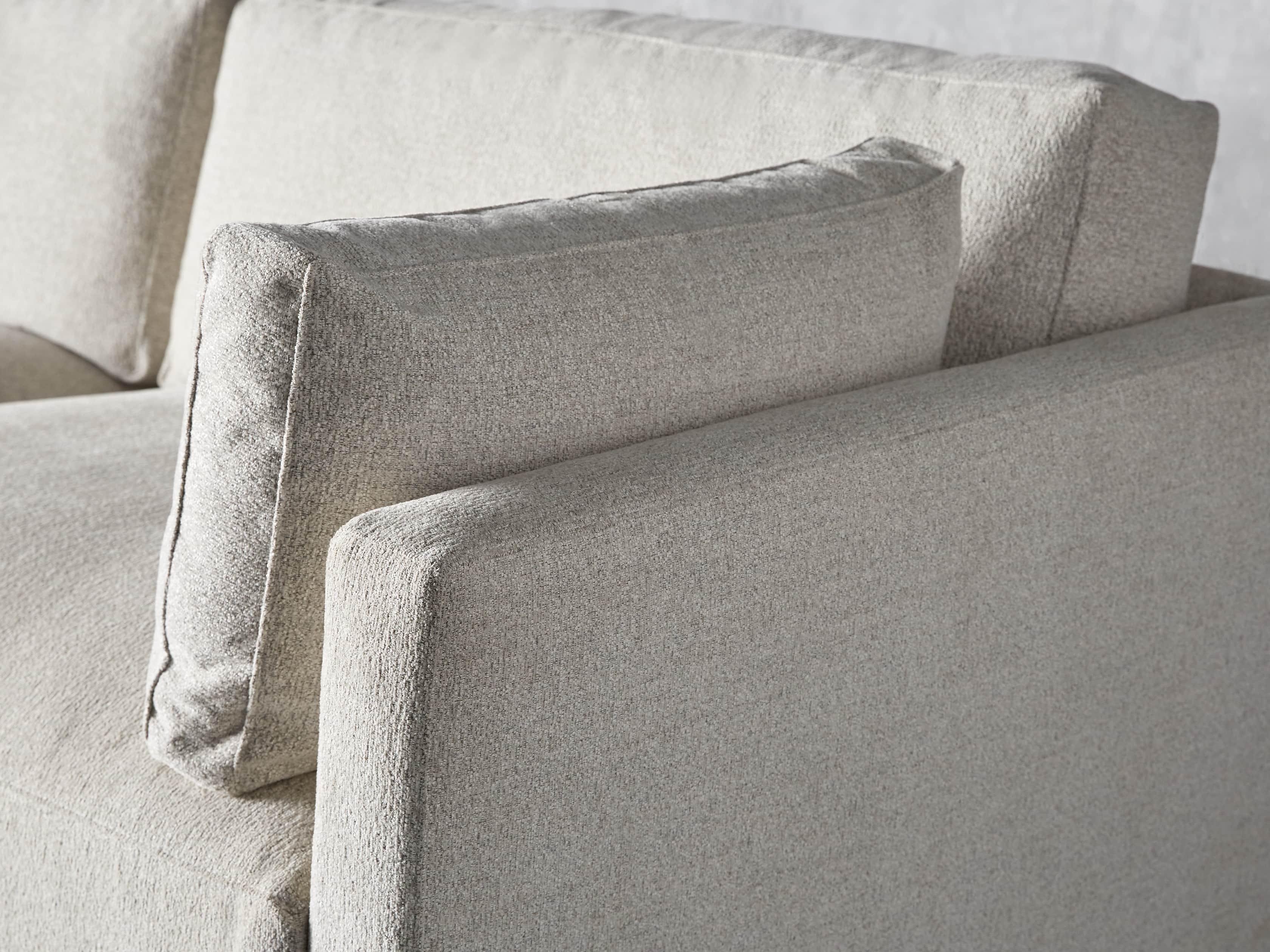 Sarno Upholstered 128" Modular Three Piece Sofa