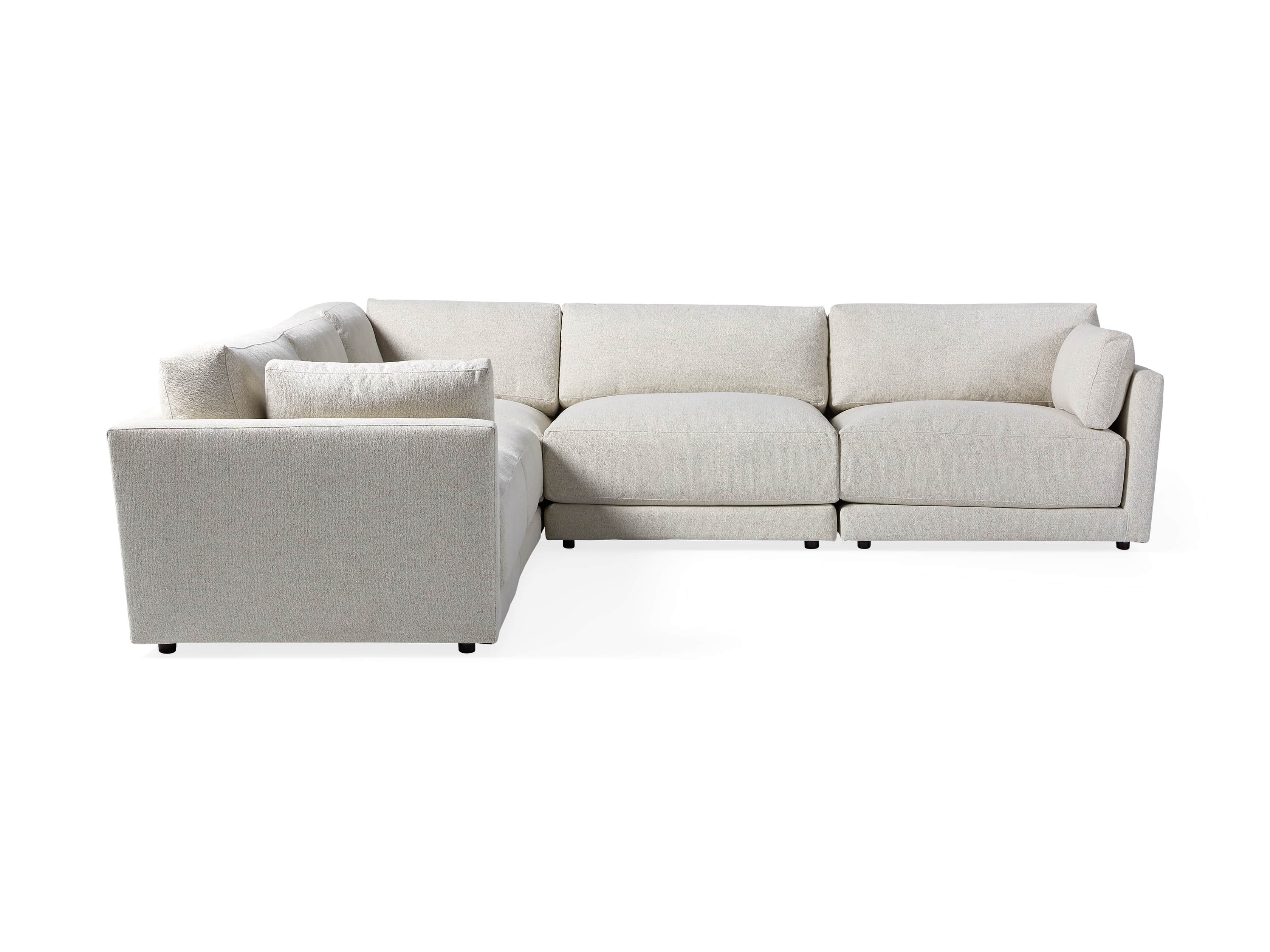 Sarno Upholstered 124" Right Arm Sectional
