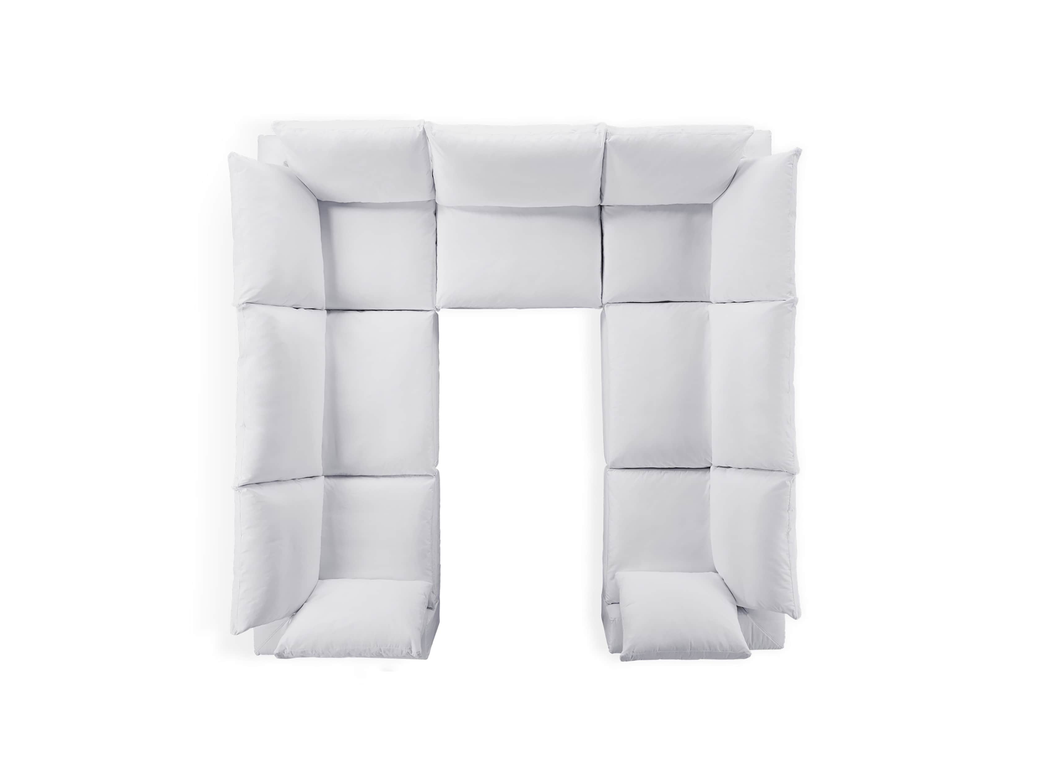 Tahoe Slipcovered 135" Seven Piece Sectional