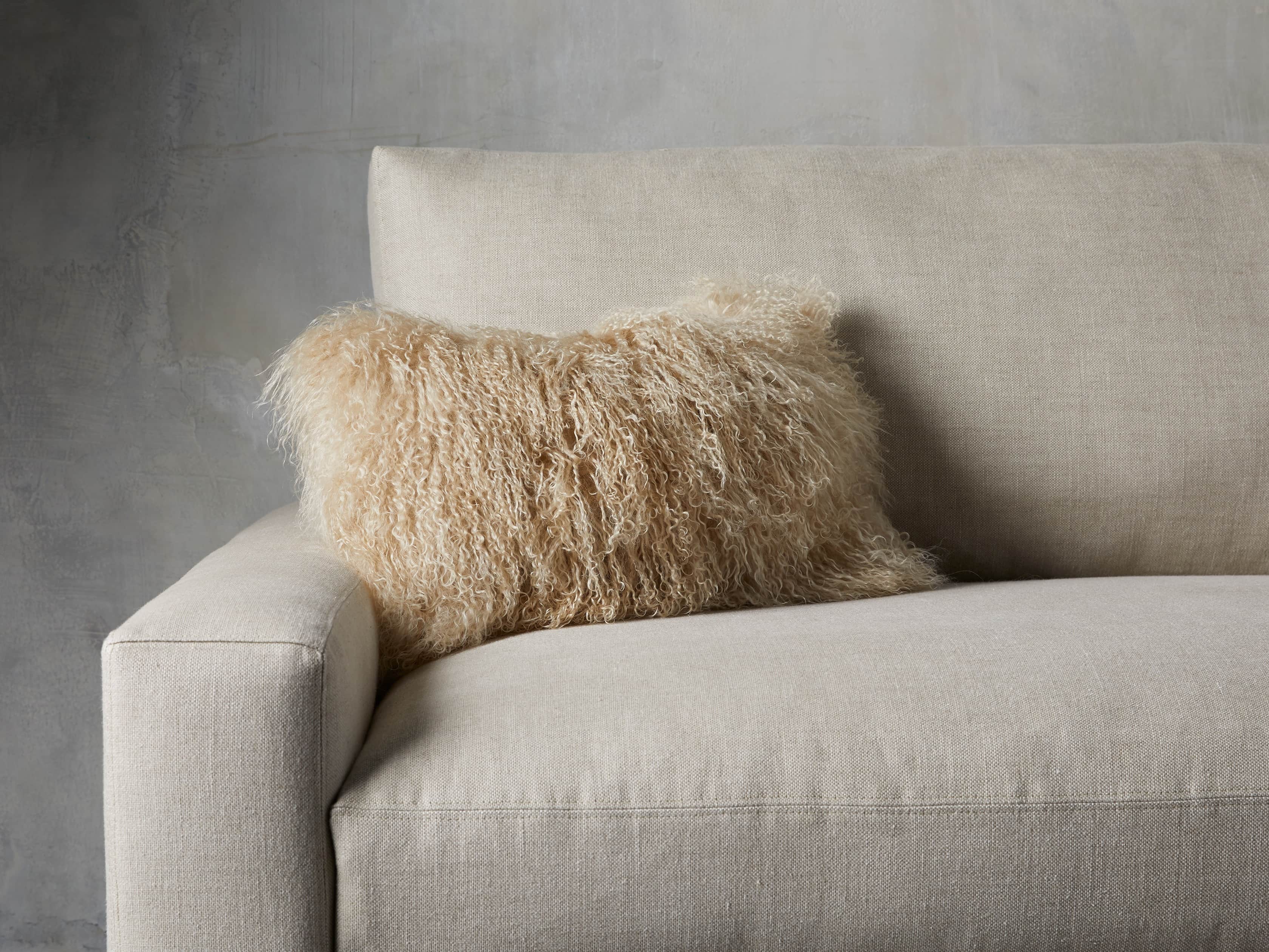 Lomi Pillow Cover in Green | Arhaus