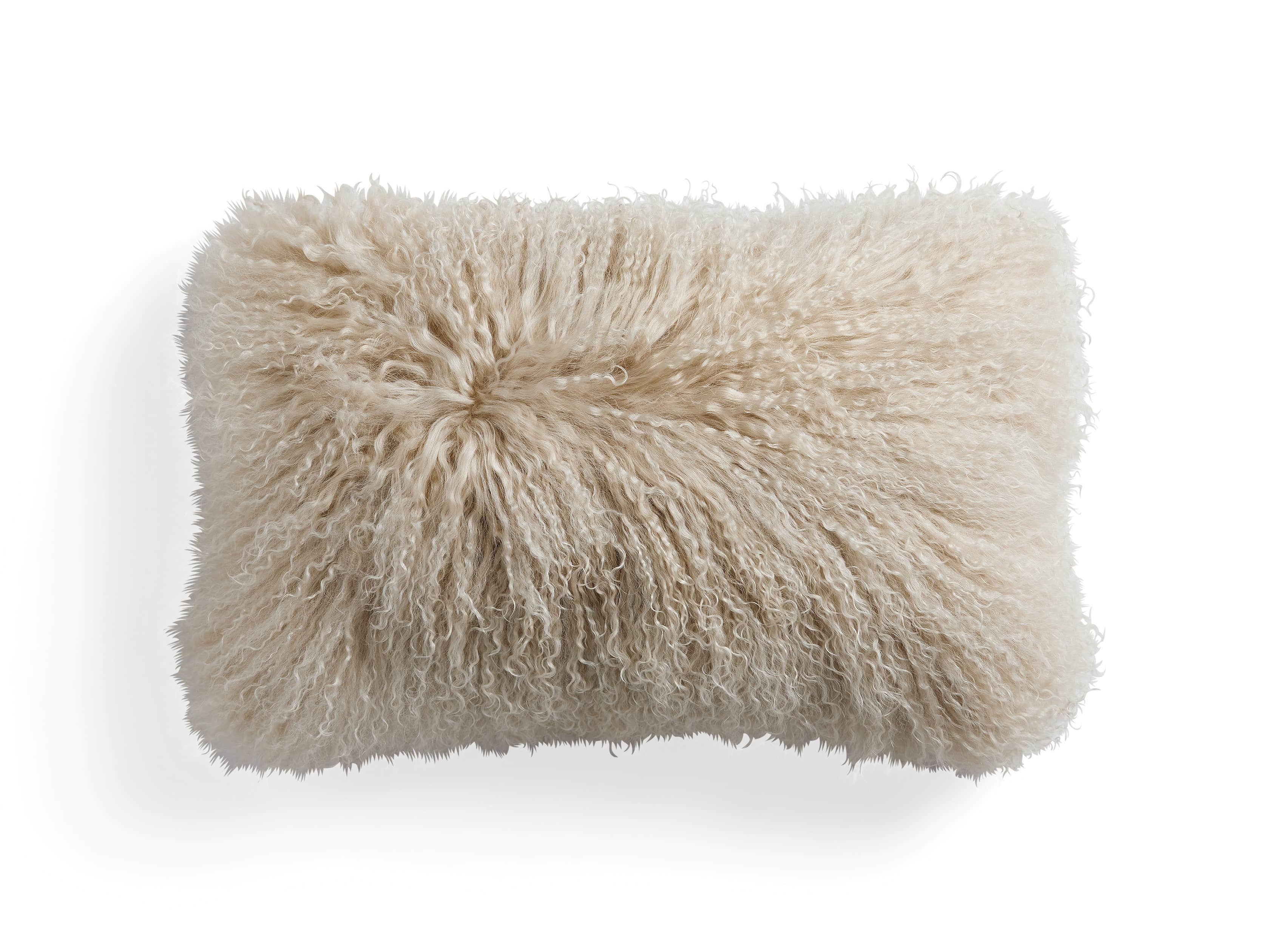 Arhaus sheepskin online fur Pillows