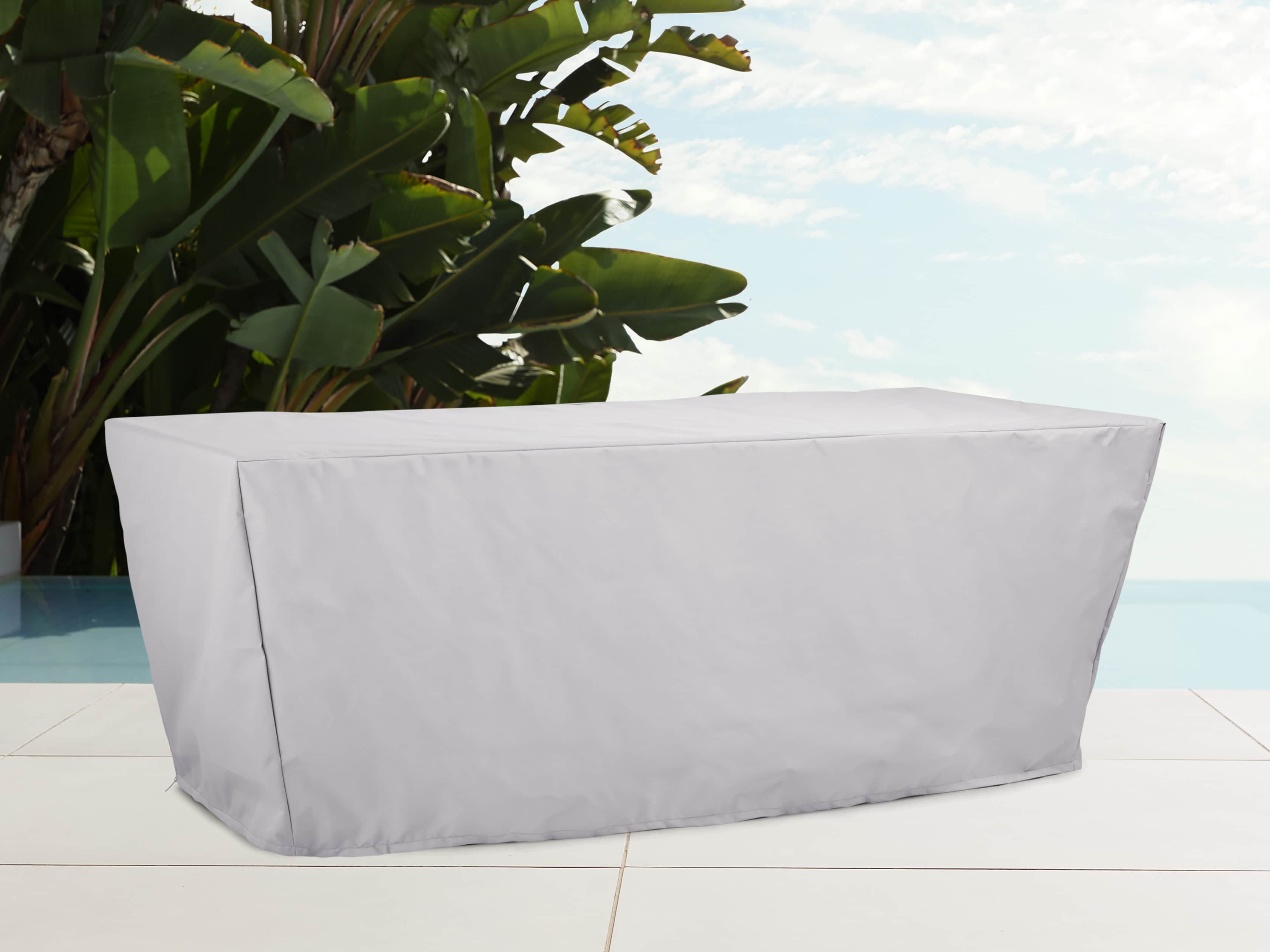 Malibu Outdoor 72" Dining Table Cover, slide 2 of 3