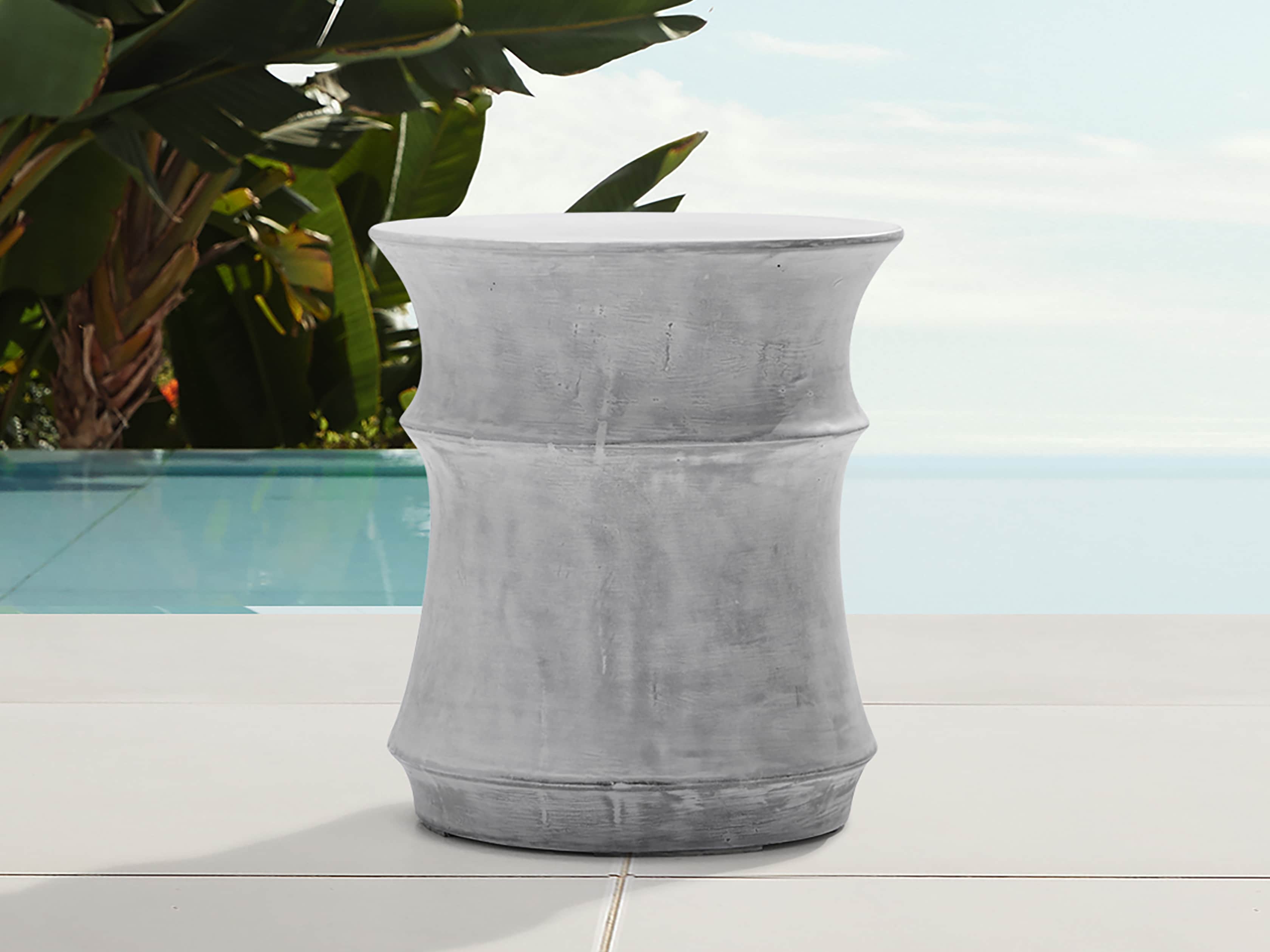 Concrete Outdoor 14.5" End Table Cover, slide 3 of 4