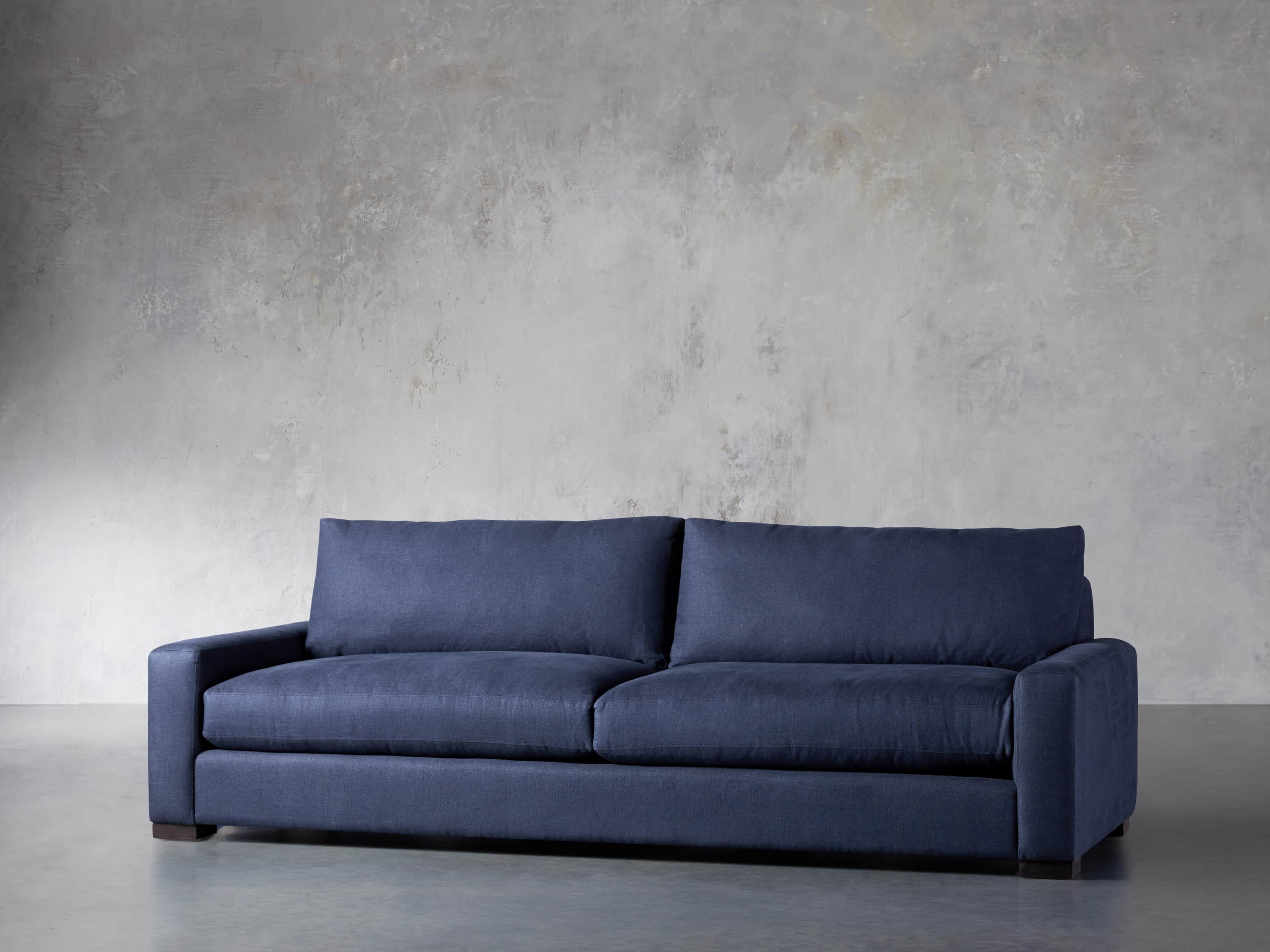 Remington Two Over Two Sofa in Chalet Indigo | Arhaus