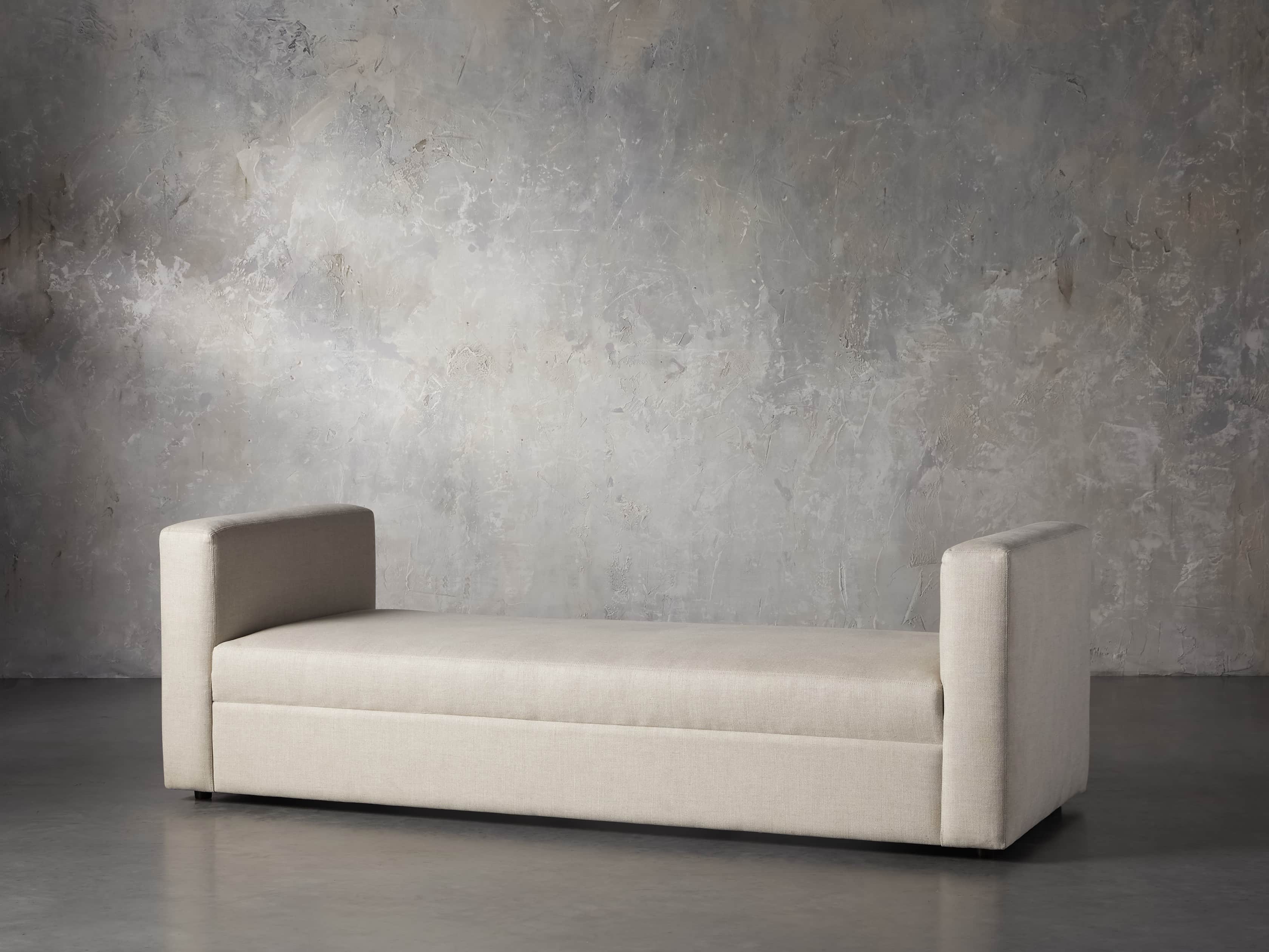 Remington Petite Upholstered 92" Trundle Daybed