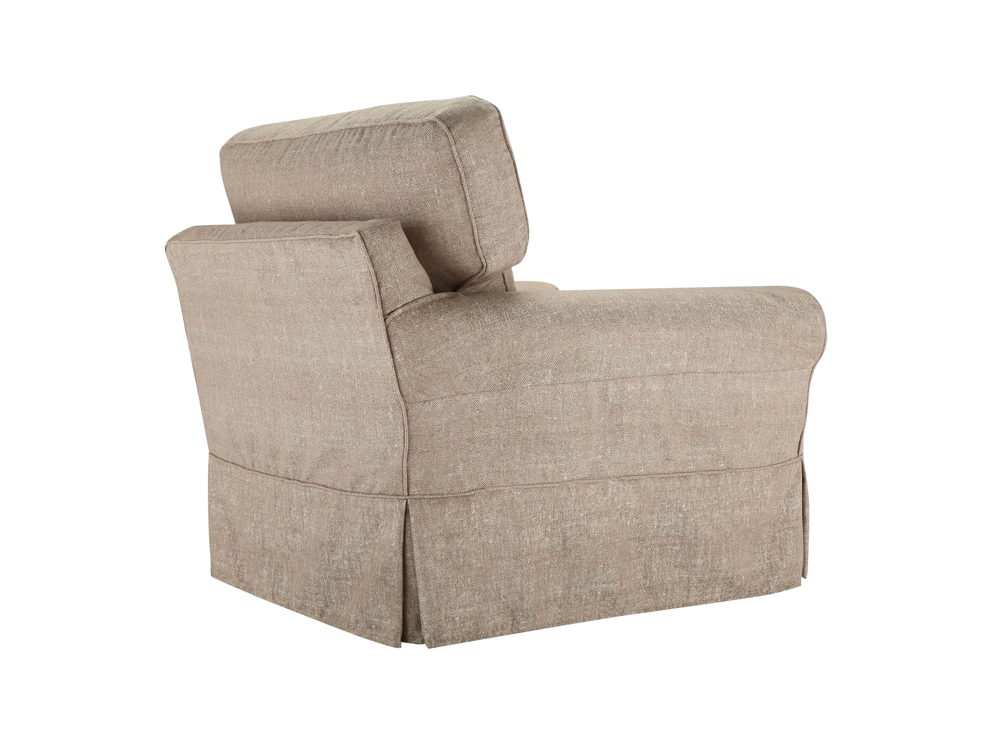 Baldwin Outdoor 44" Slipcovered Swivel Chair
