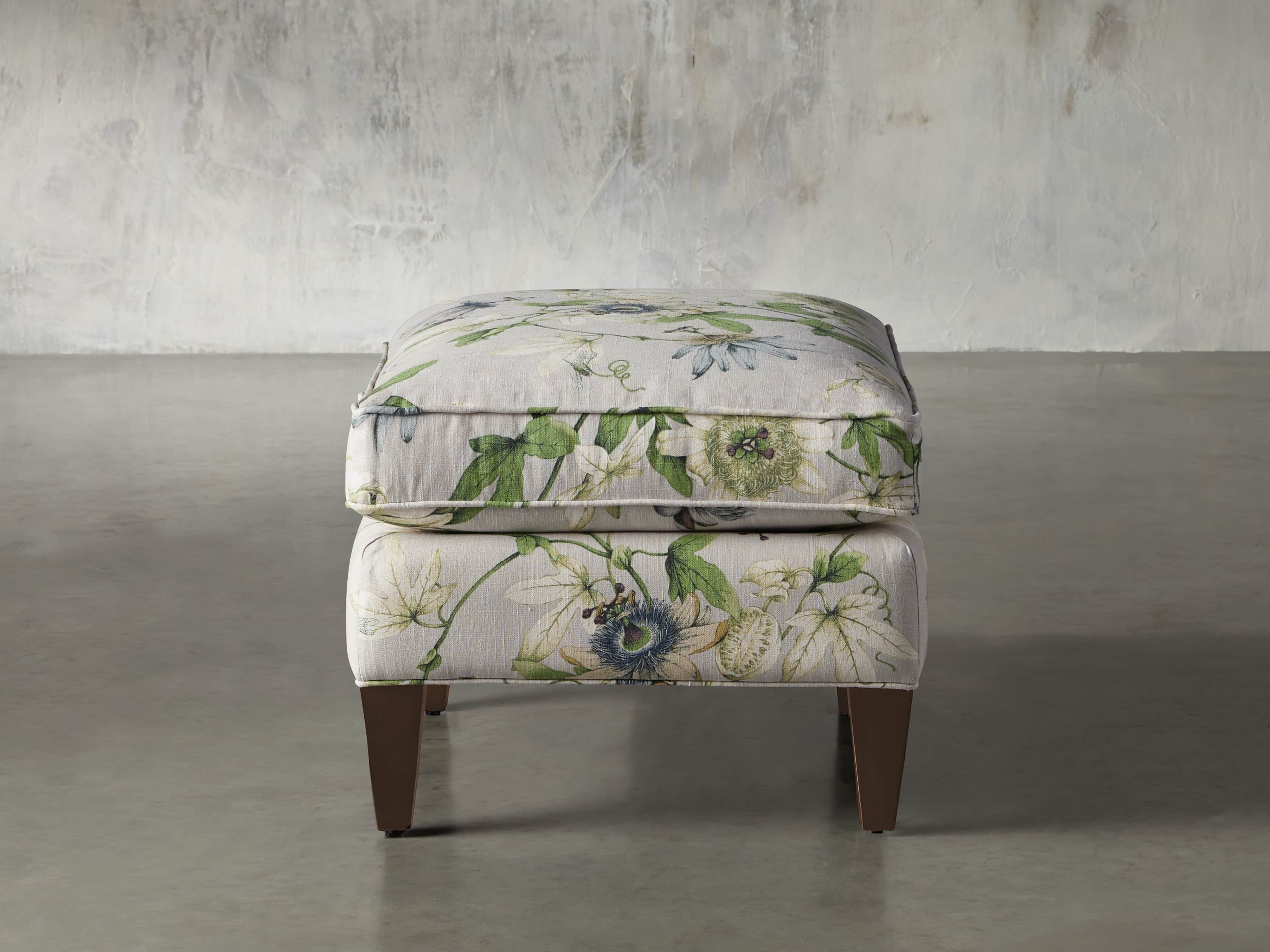 Plazza 25" Upholstered Ottoman, slide 4 of 8