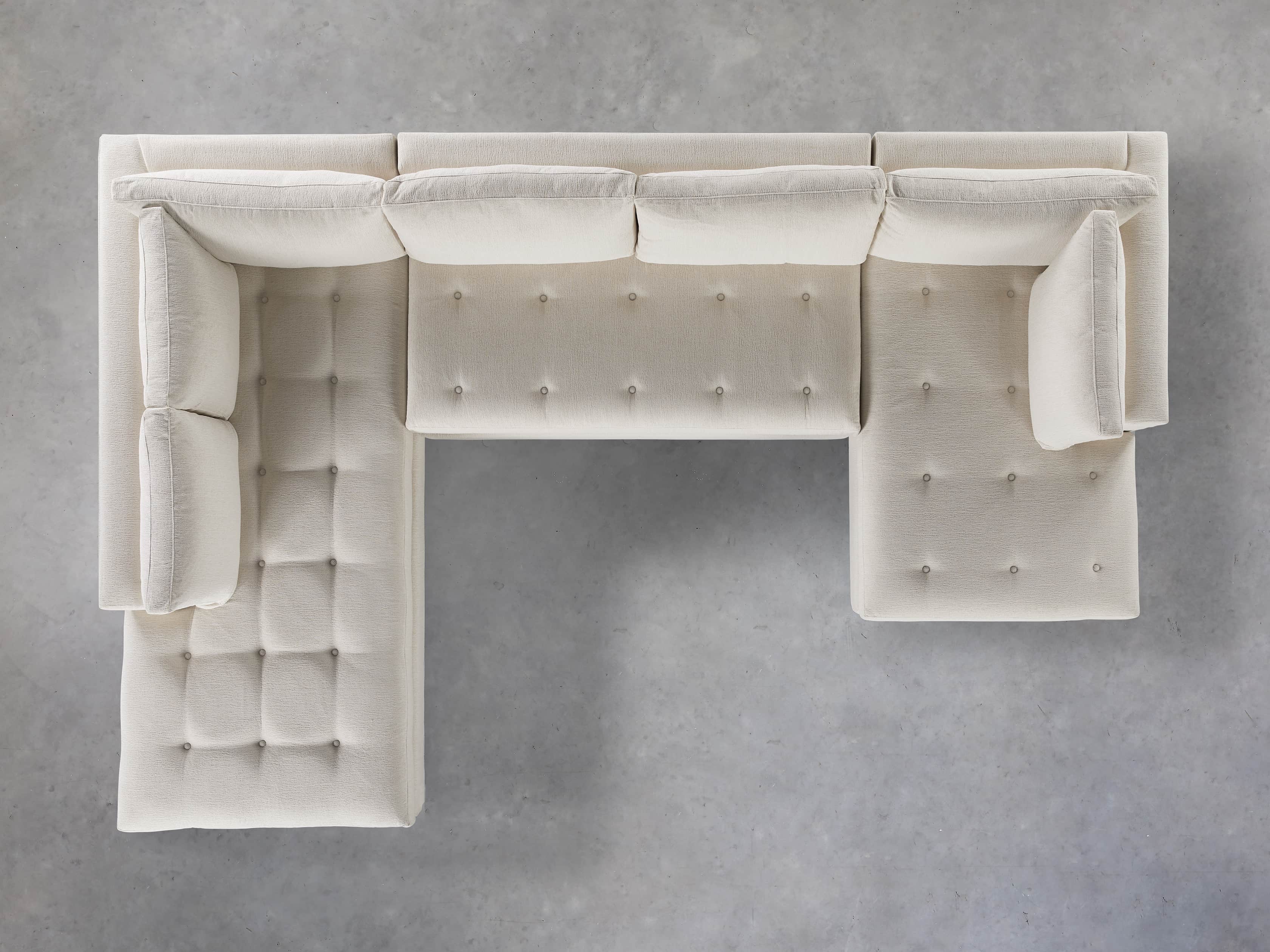 Bryden Upholstered 136" Left Arm Three Piece Daybed Sectional, slide 5 of 6