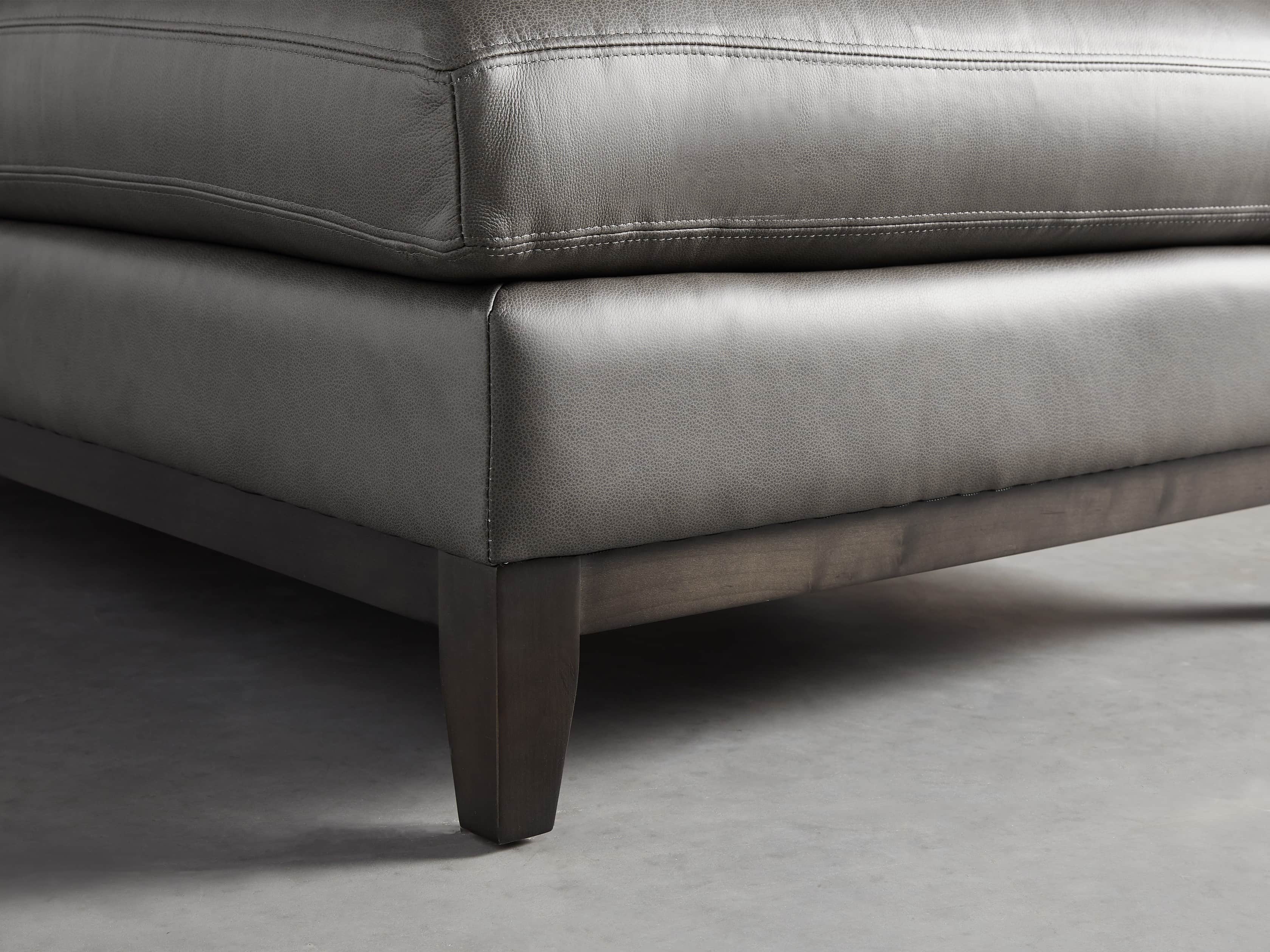Bryden Leather 129" Right Arm Daybed Sectional, slide 7 of 12