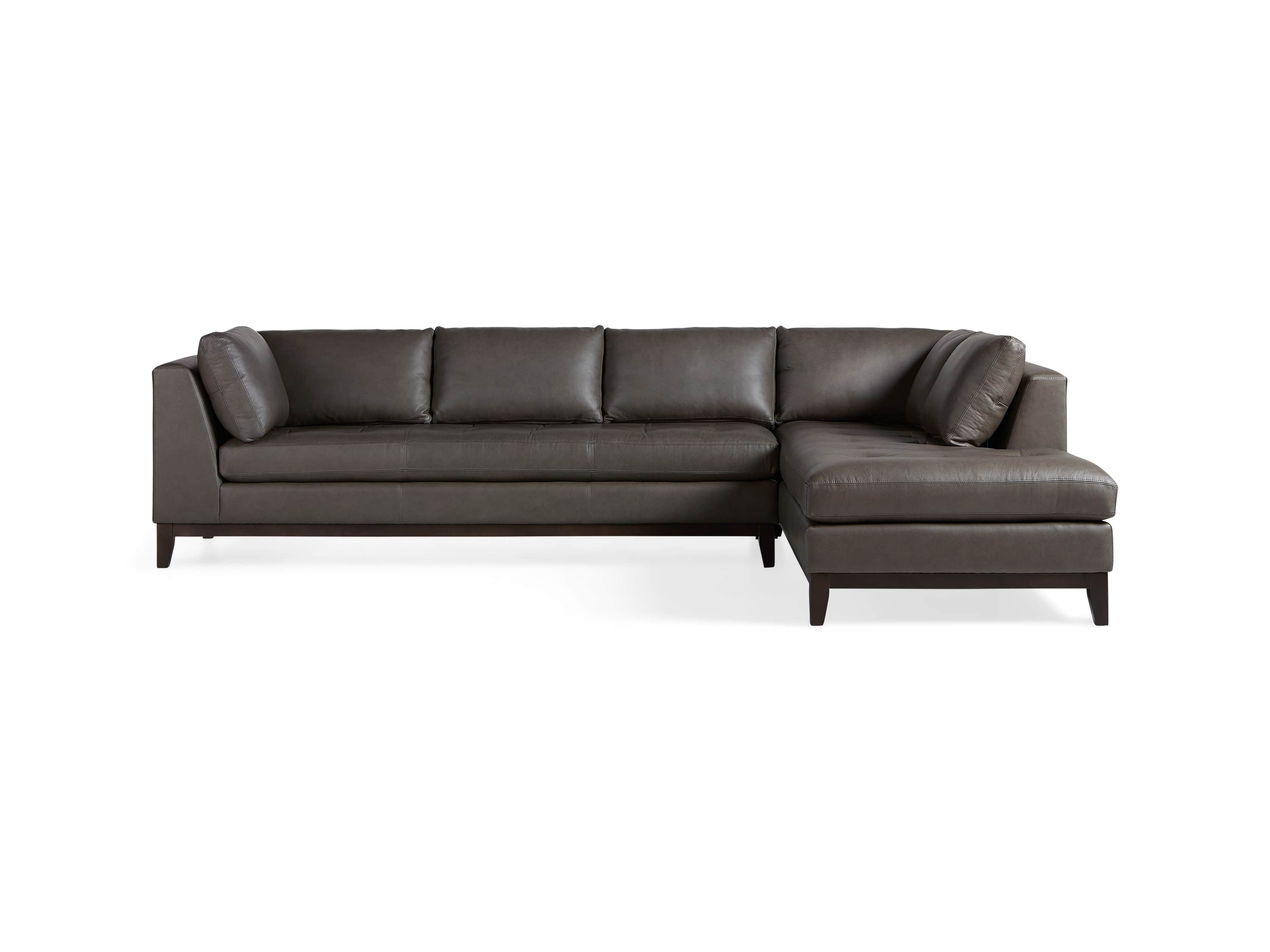 Bryden Leather 129" Right Arm Daybed Sectional, slide 11 of 12