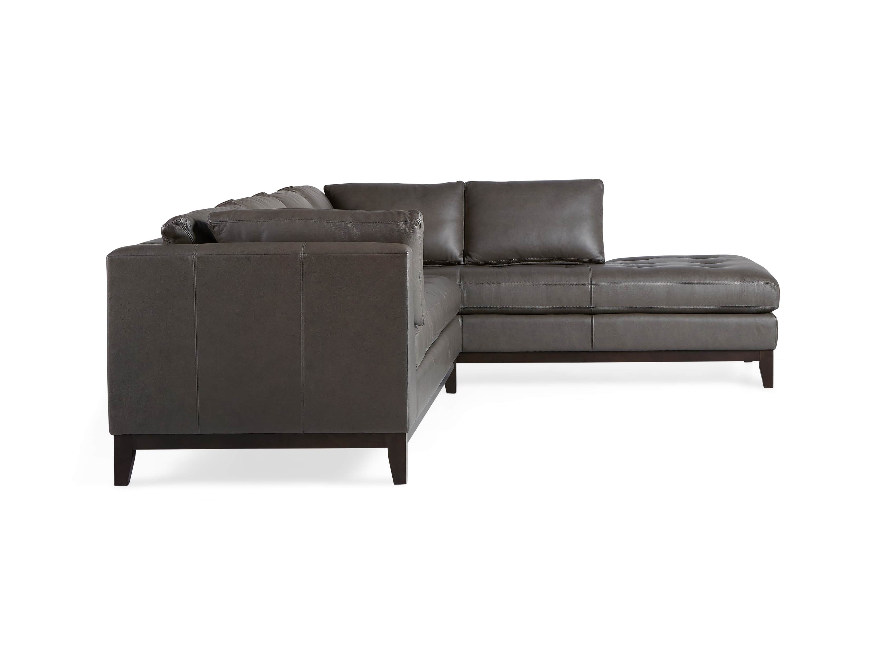 Bryden Leather 129" Right Arm Daybed Sectional, slide 12 of 12