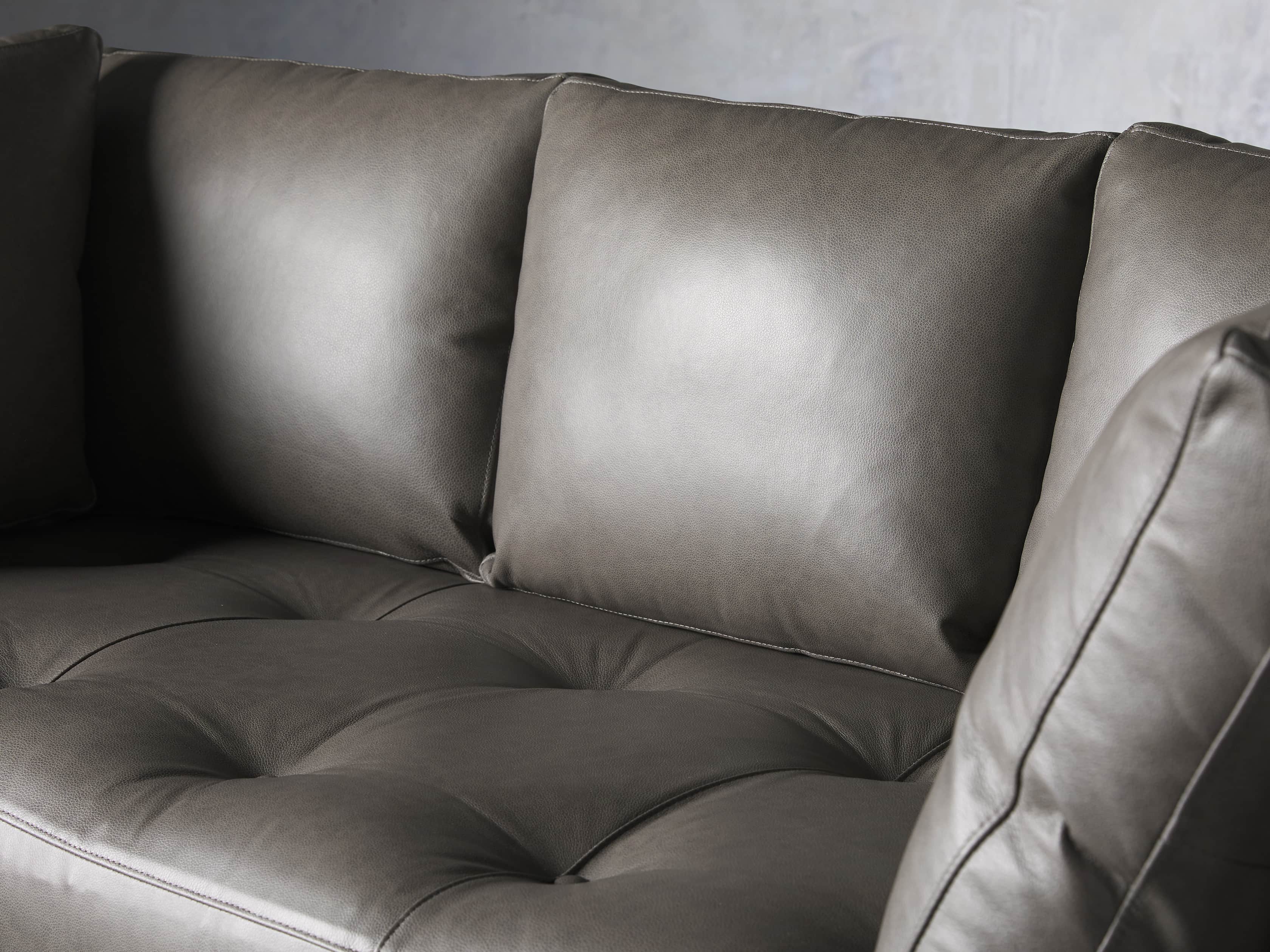 Bryden Leather 90" Sofa, slide 5 of 7