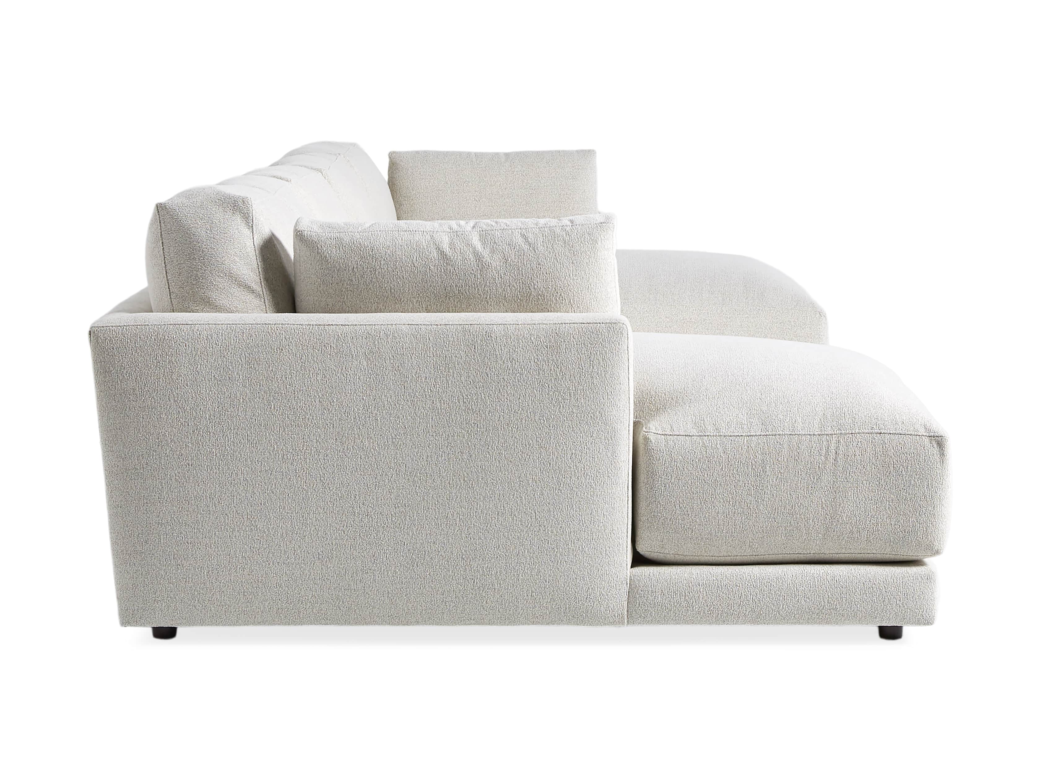 Sarno Upholstered 168" Double Chaise Sectional