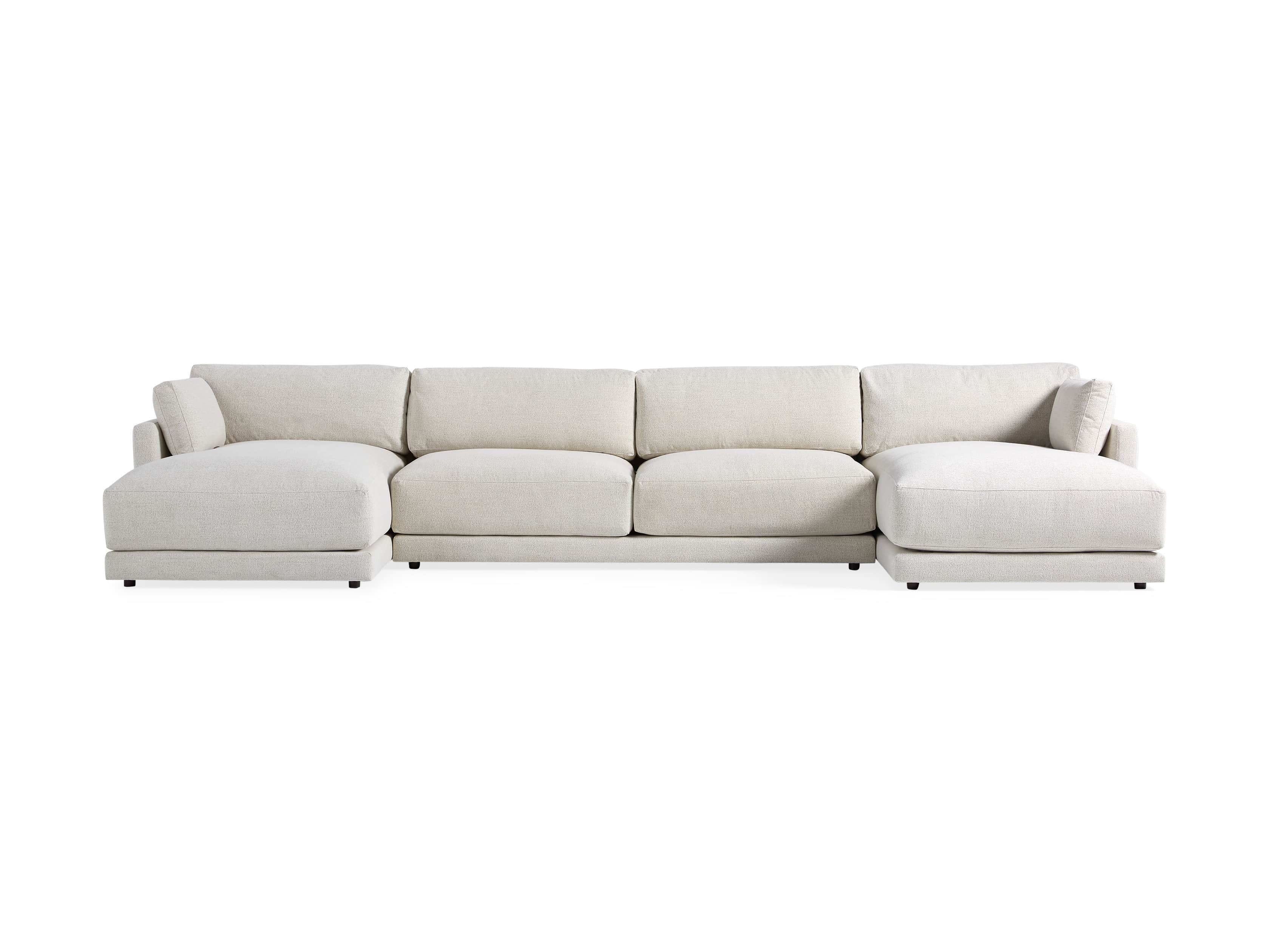Sarno Upholstered 168" Double Chaise Sectional