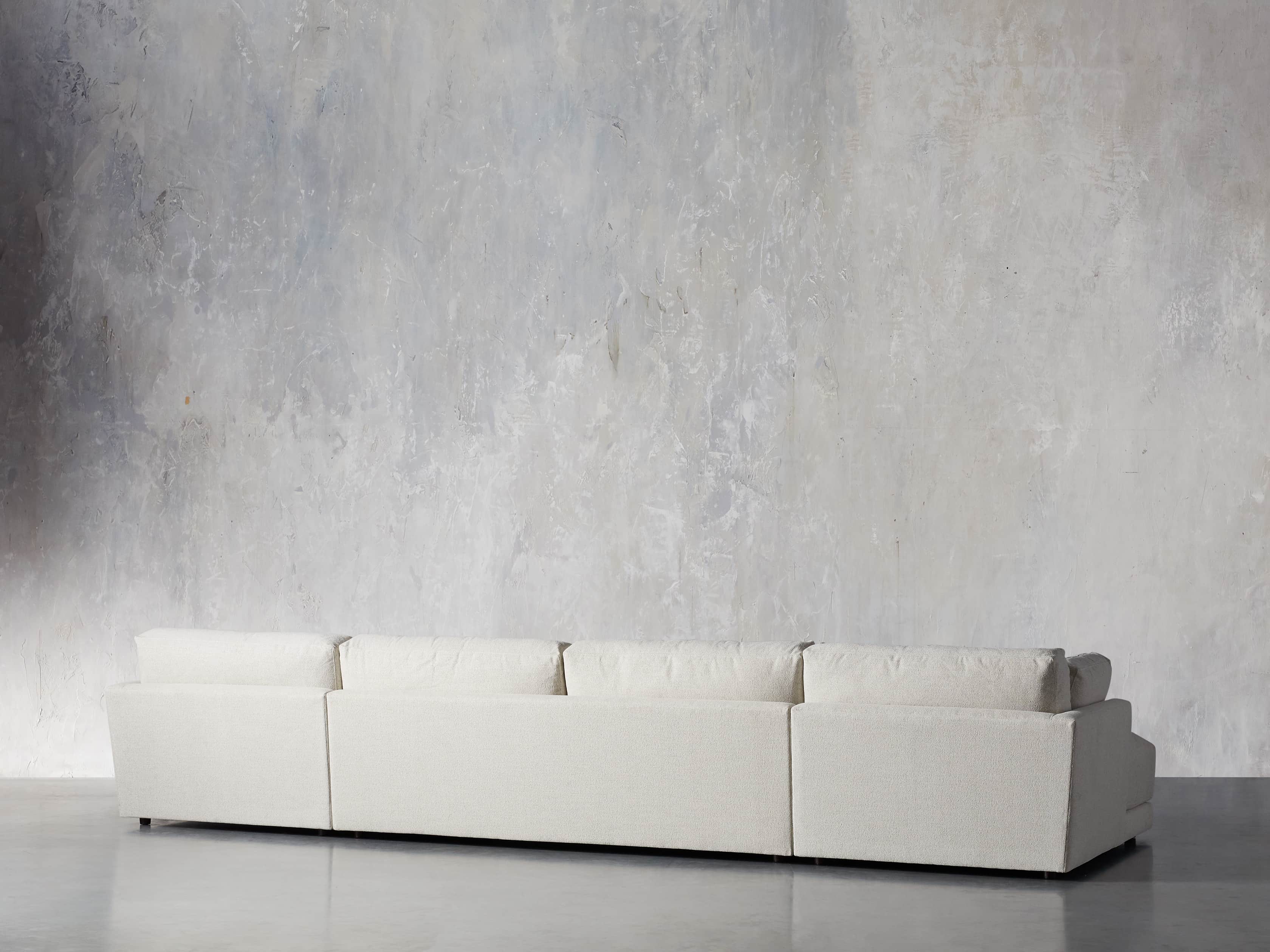 Sarno Upholstered 168" Double Chaise Sectional