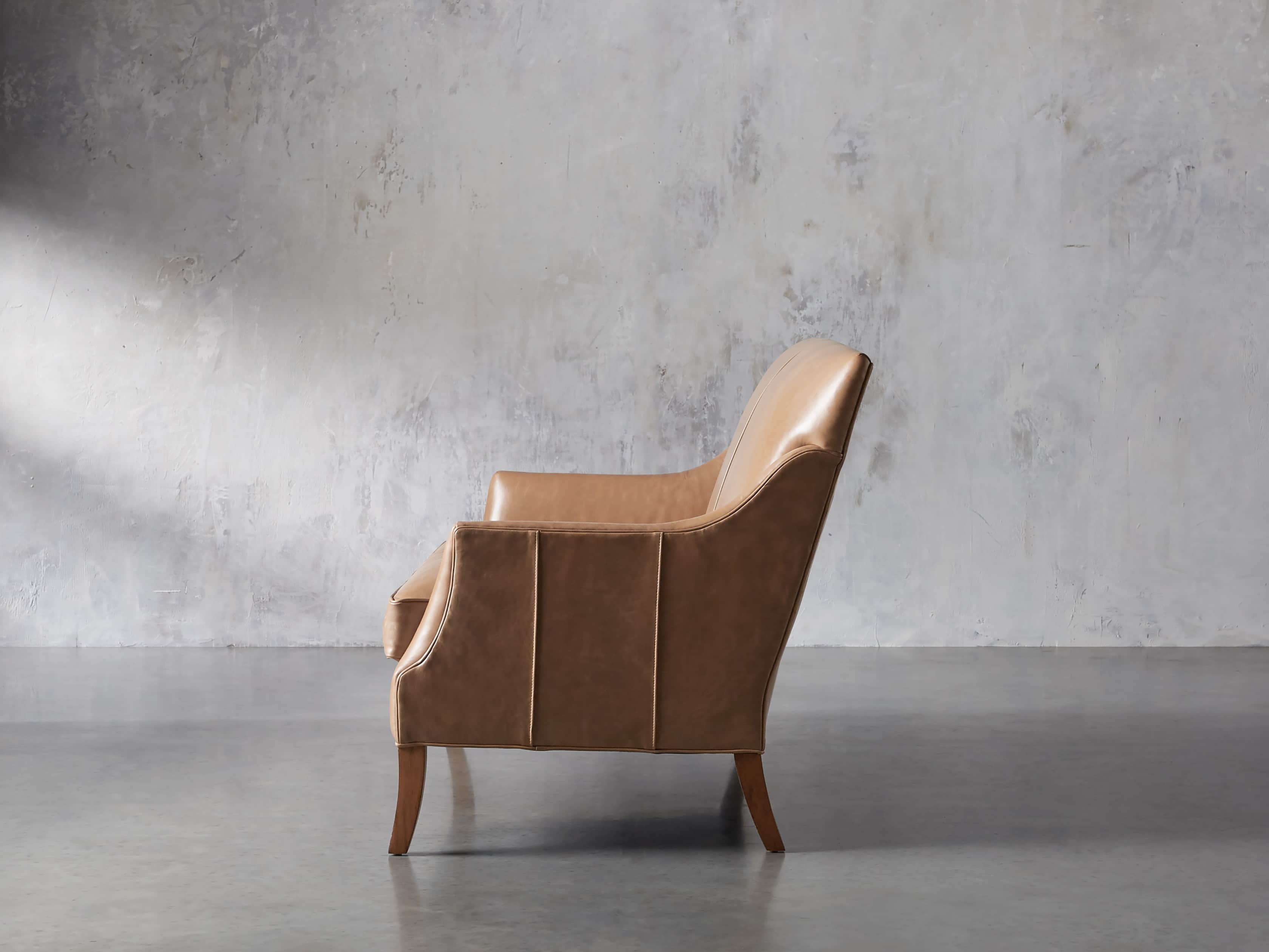 Dori Leather 61" Settee, slide 4 of 10