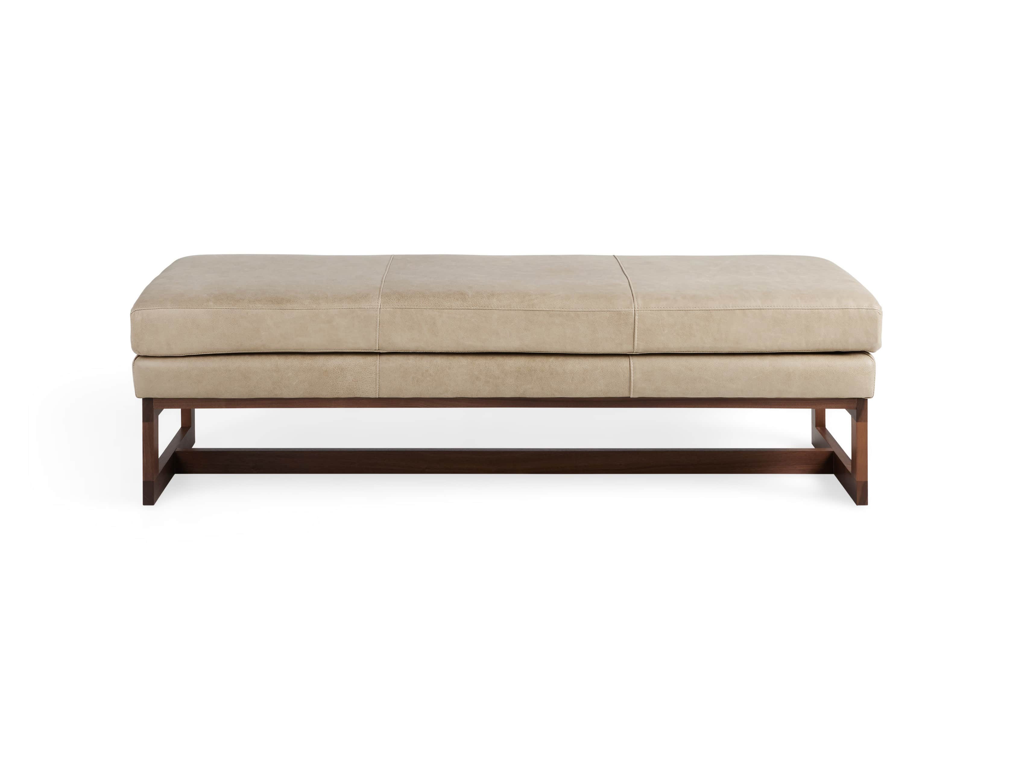 Fulton Leather Bench | Arhaus Furniture