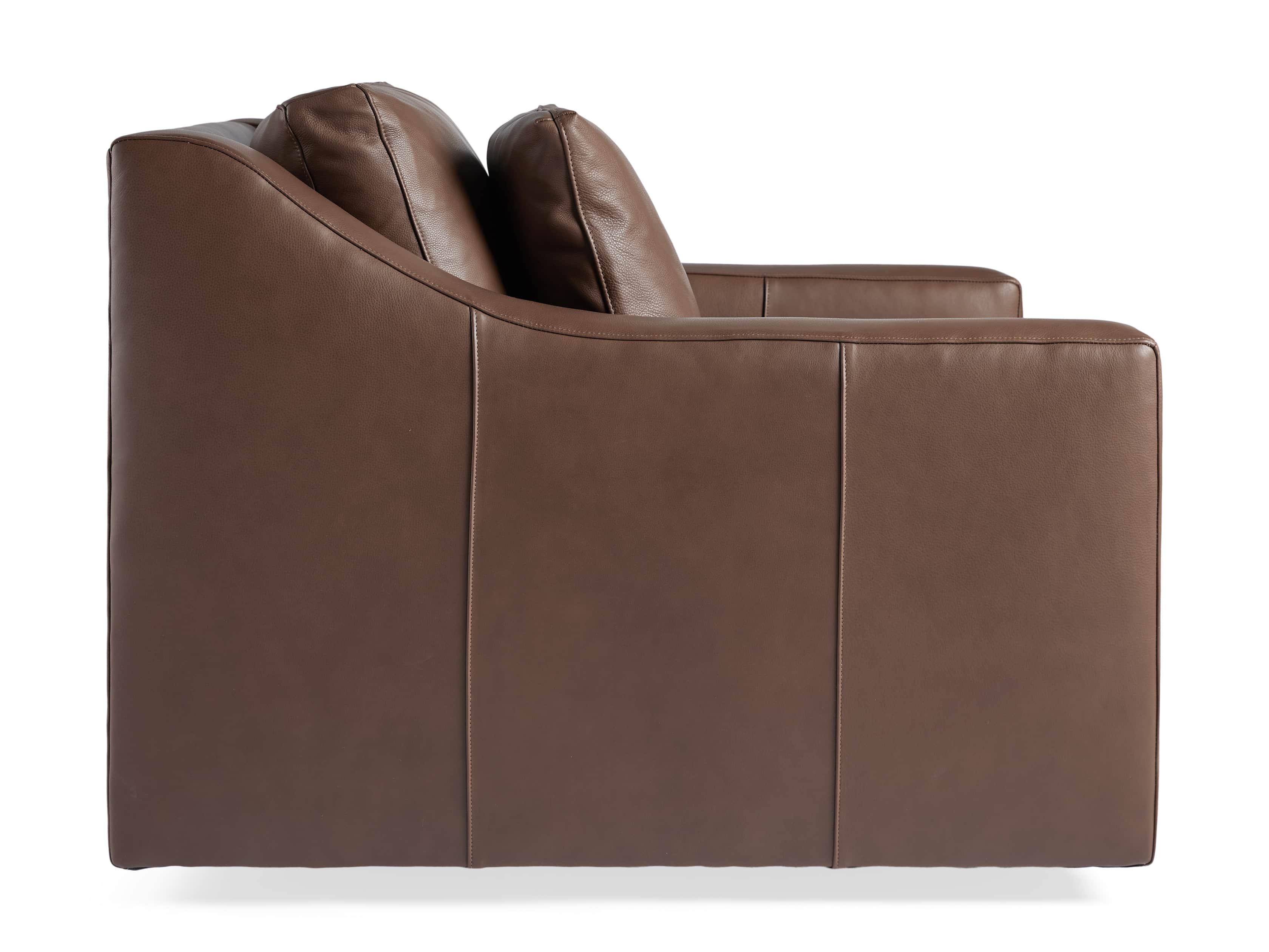 Ashby Leather 39" Swivel Chair, slide 7 of 7