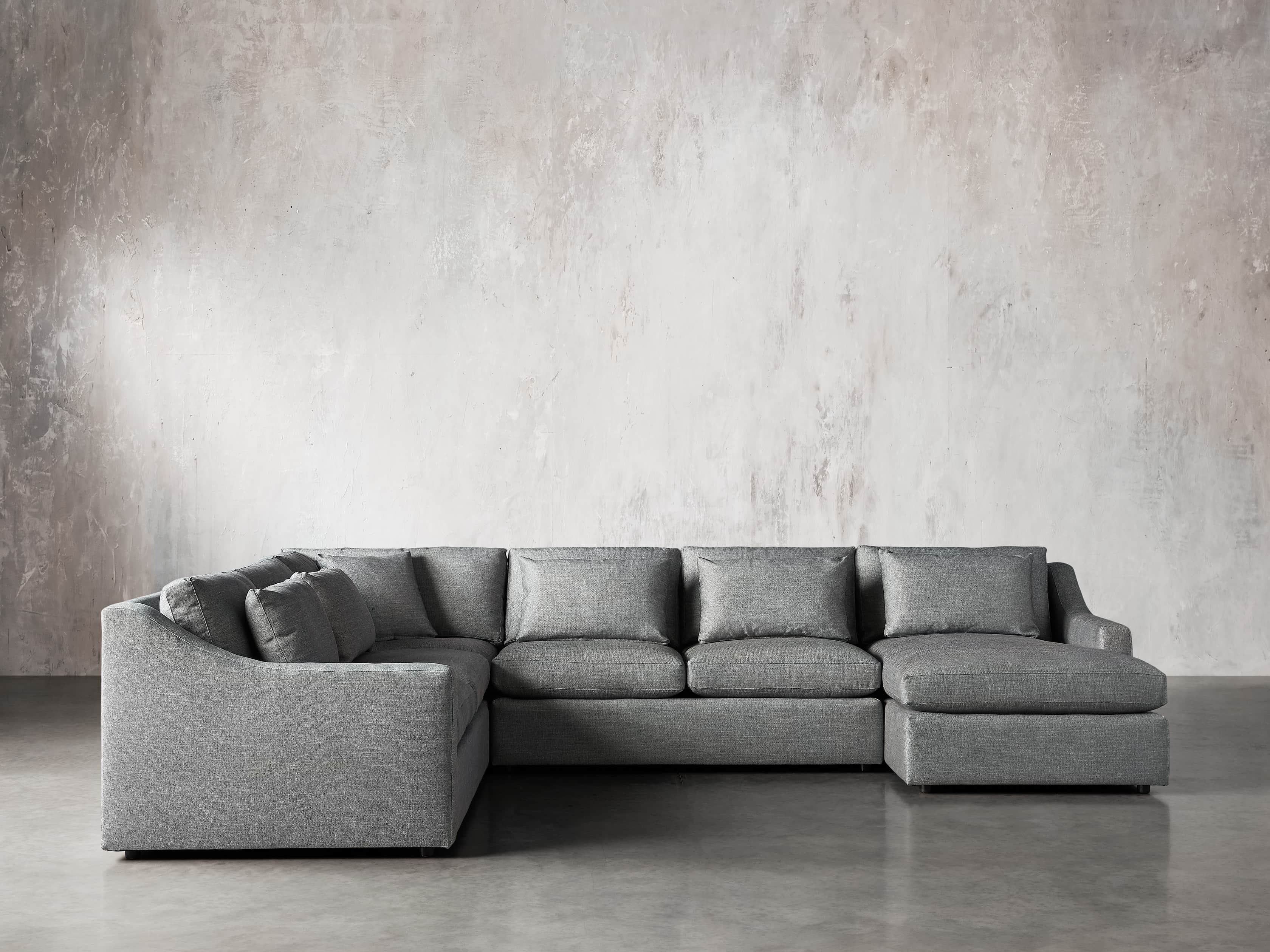 Ashby Four Piece Chaise Sectional Arhaus Ashby Four Piece Chaise Sectional Arhaus, 4 Piece Sectional Sofa With Chaise