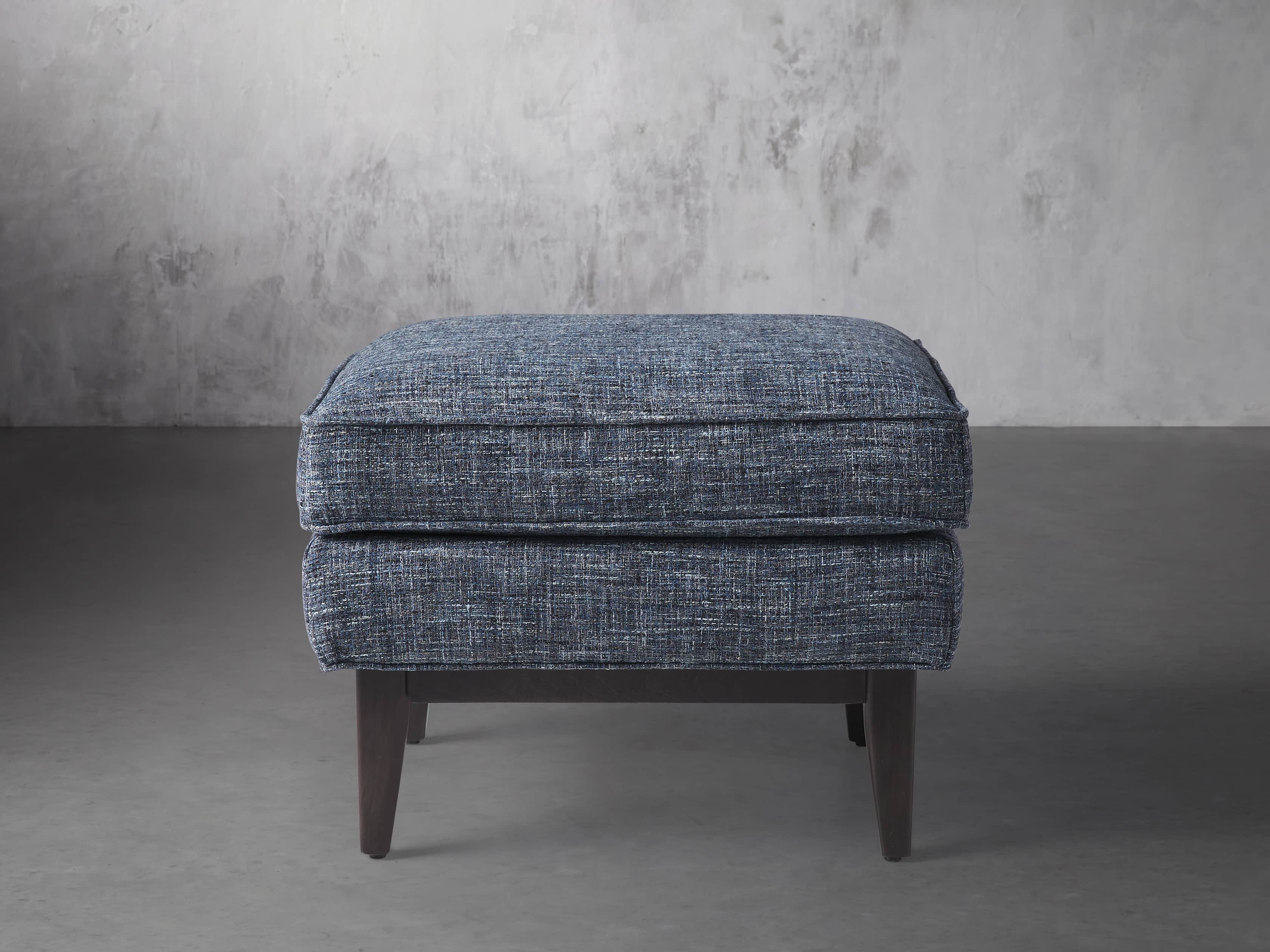 Bingham Upholstered 22" Ottoman, slide 1 of 5